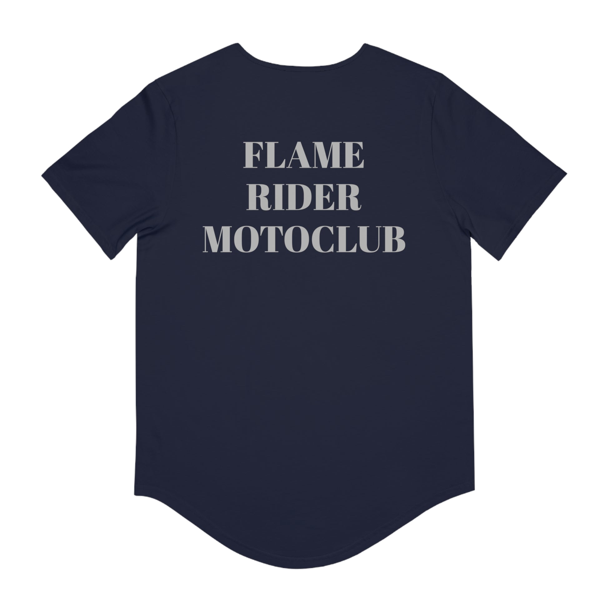 Flame Riders Moto Club Men's Jersey Curved Hem Tee