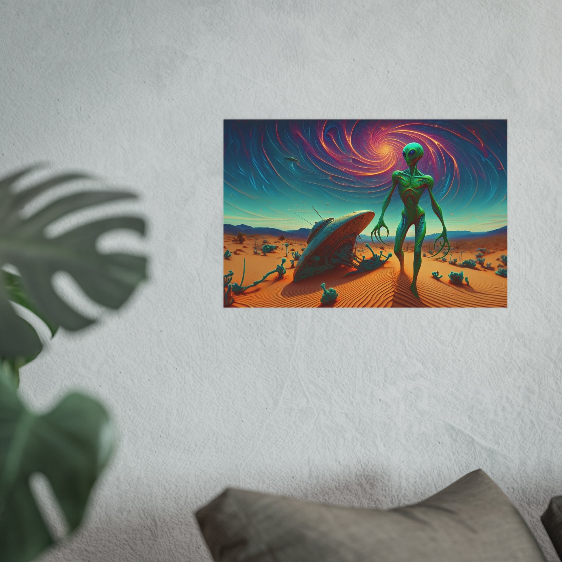 UFO Crash Satin and Archival Matte Poster