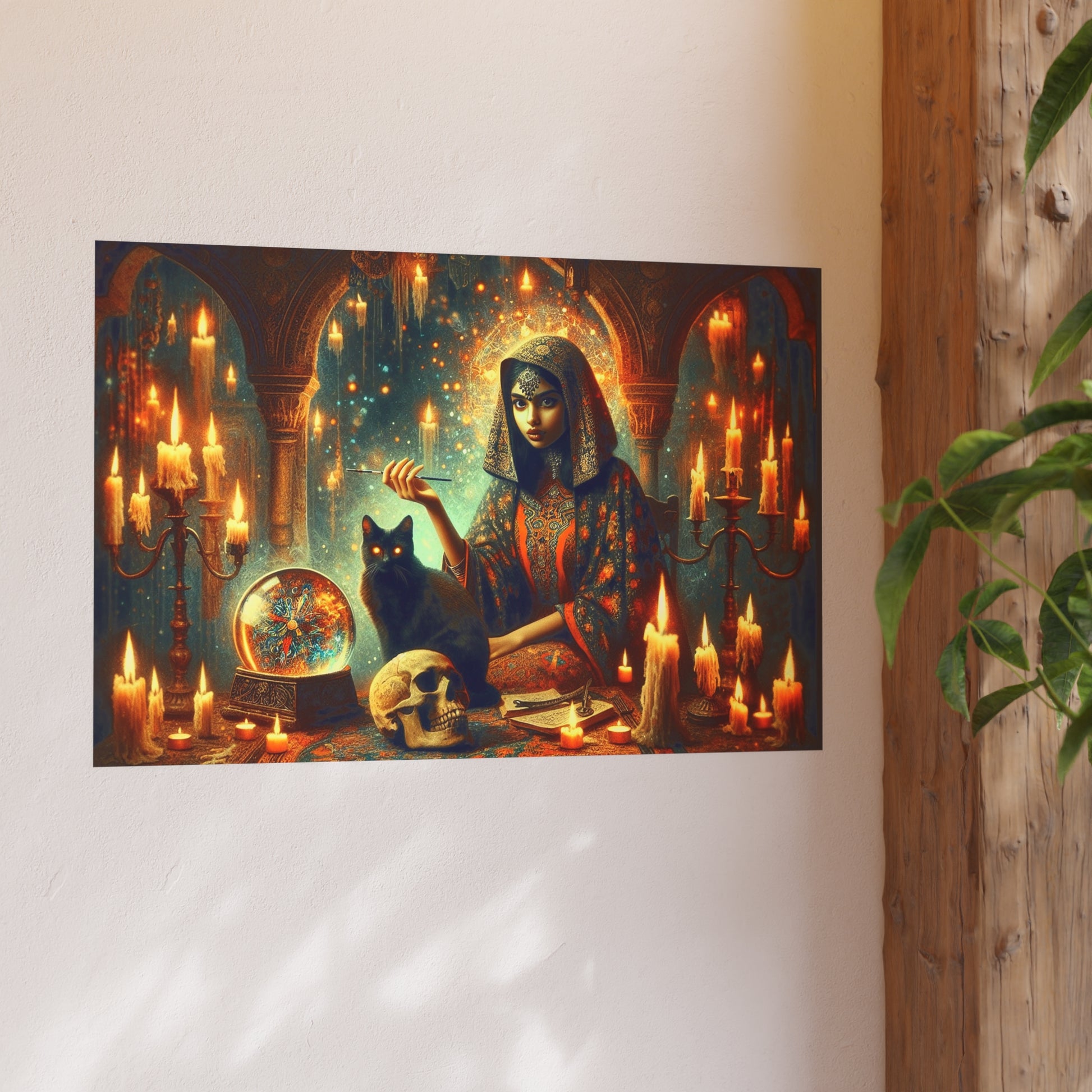 Mystic Cat Satin and Archival Matte Poster