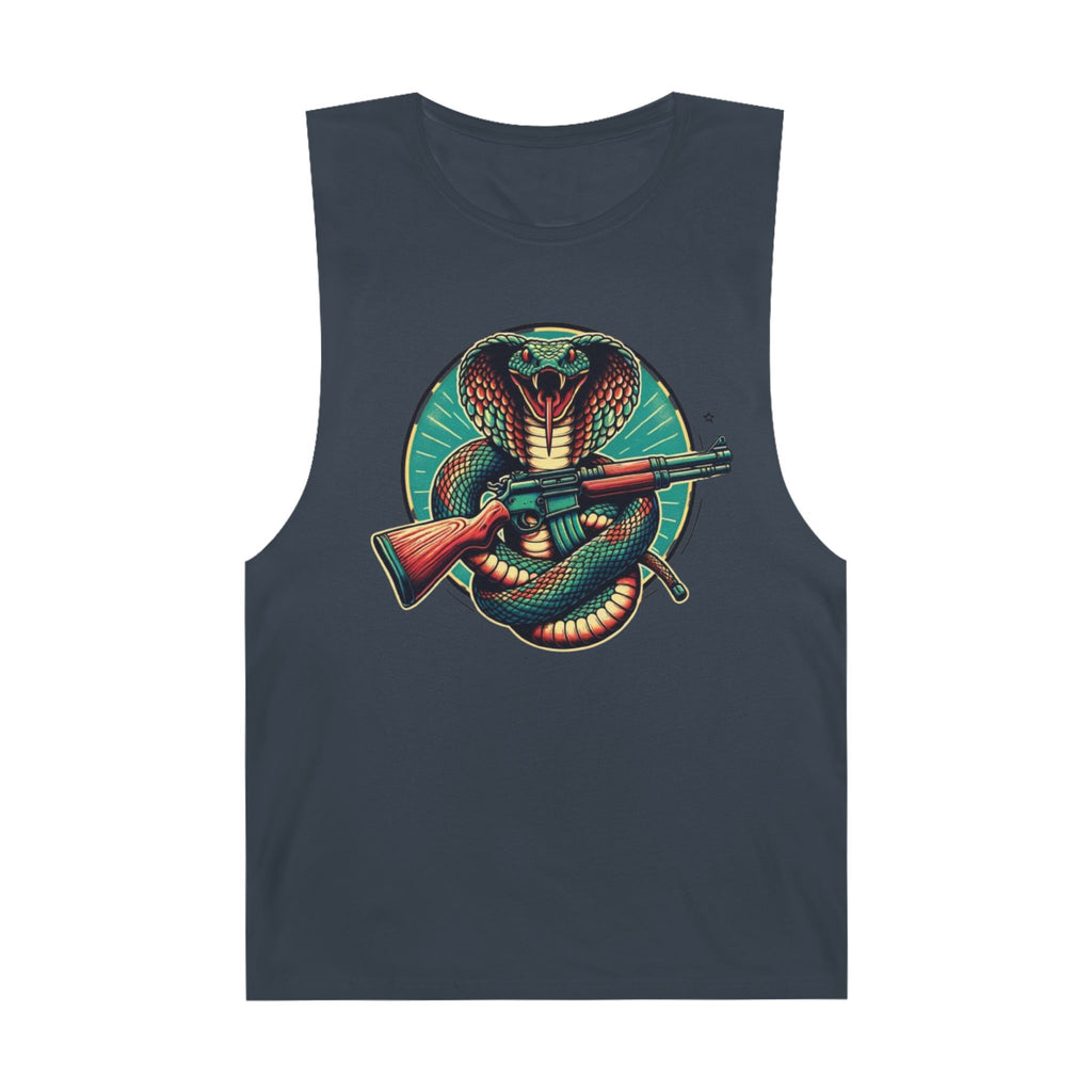 Vintage Cobra with Assault Rifle Graphic Tank Top