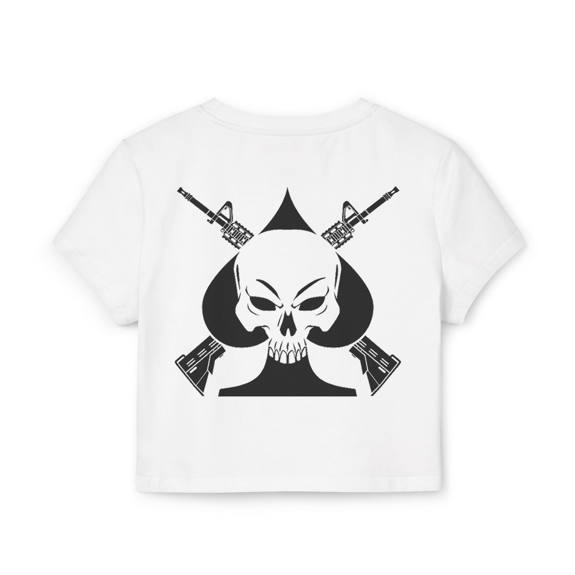 War Skull Women's Baby Tee