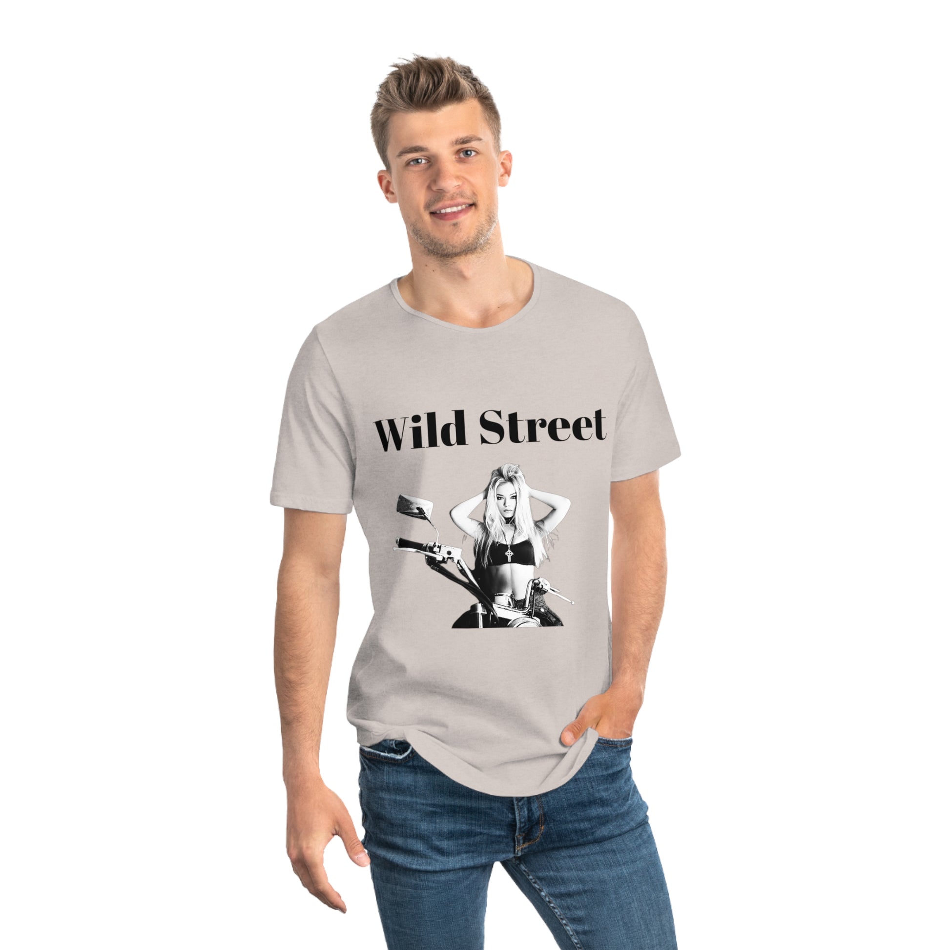 Wild Street Jersey Curved Hem Tee