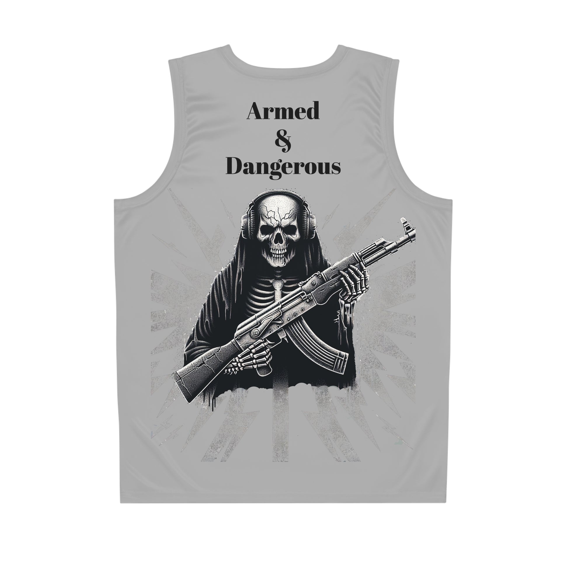 Armed & Dangerous Basketball Jersey (AOP)