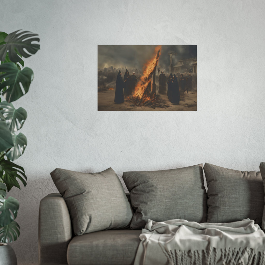Witches Burning Satin and Archival Matte Poster