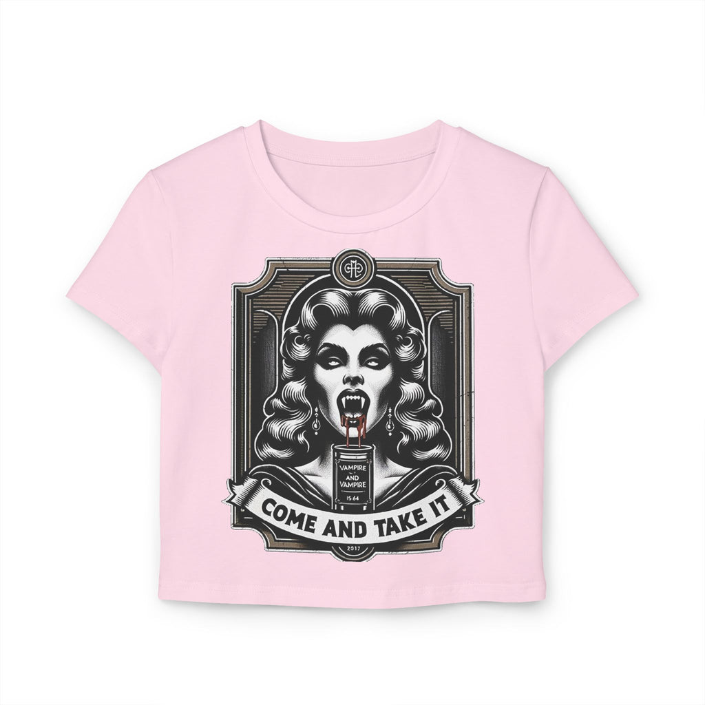 Come and Take It Vampire Women's Baby Tee