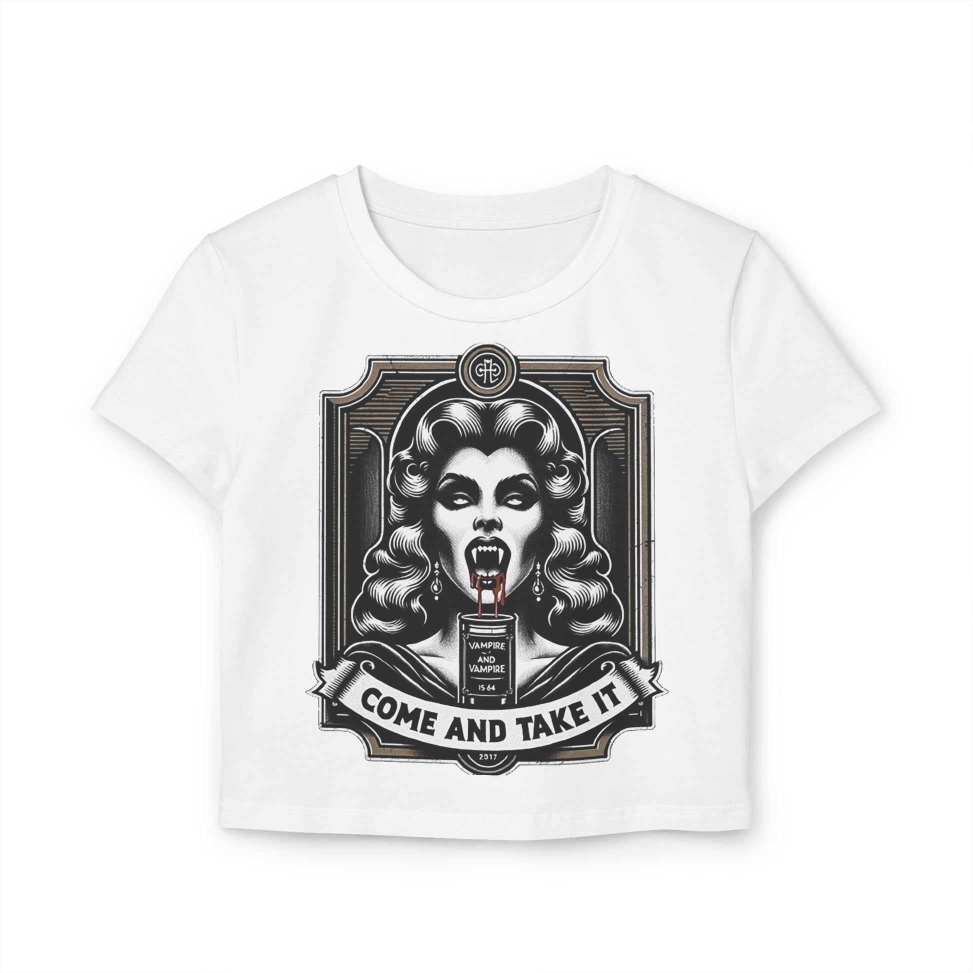 Come and Take It Vampire Women's Baby Tee