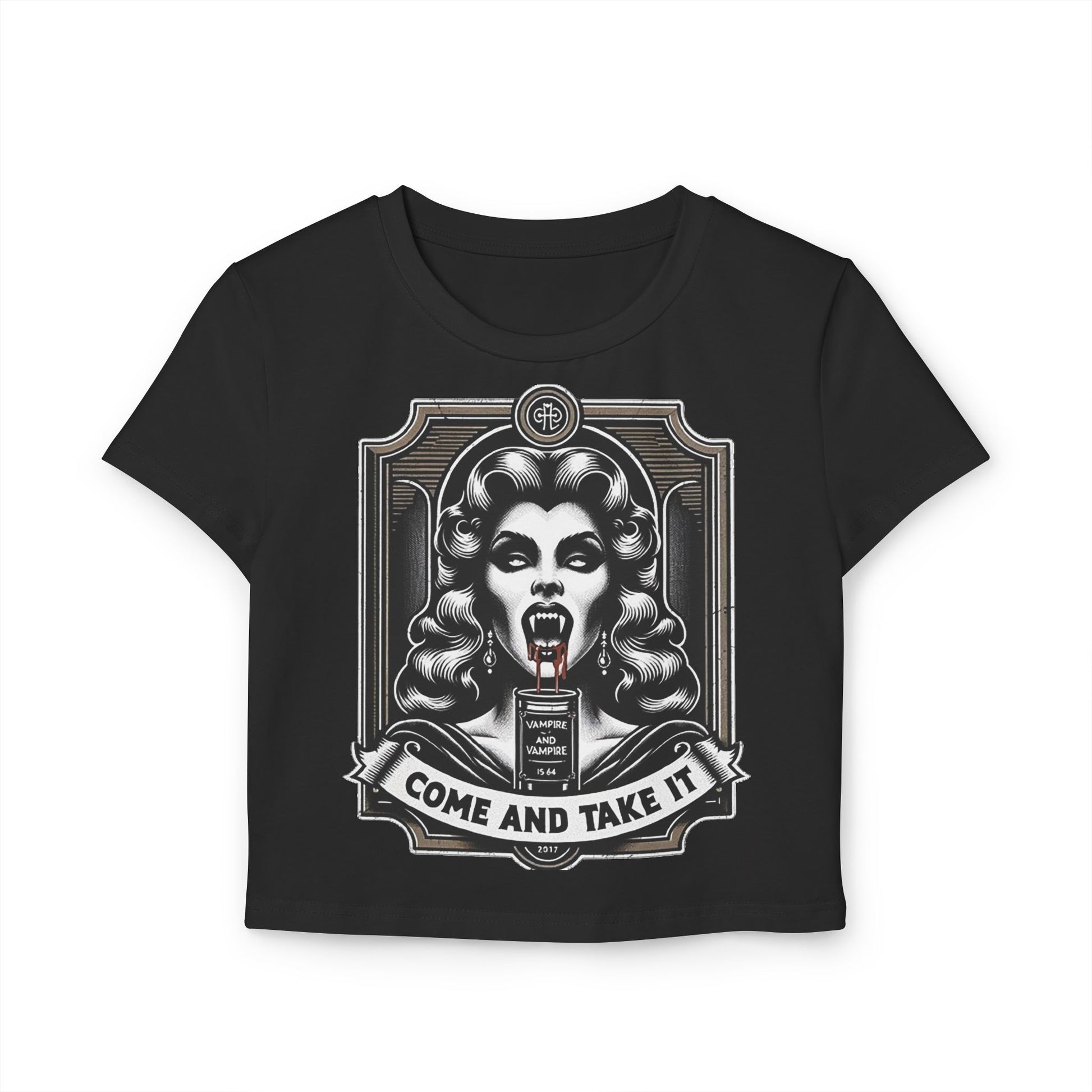 Come and Take It Vampire Women's Baby Tee