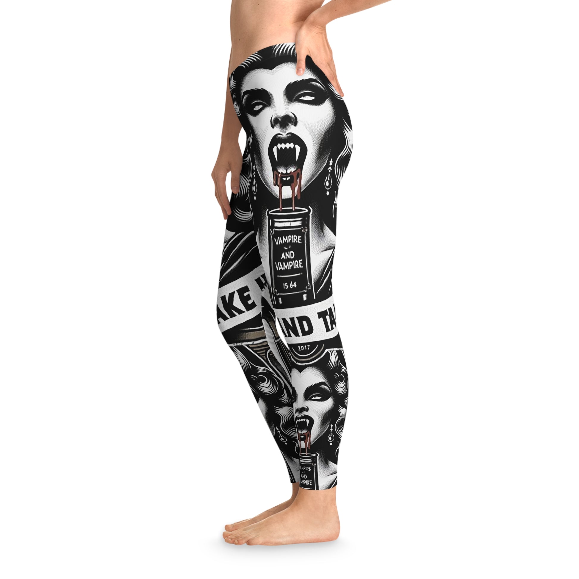 Gothic Vampire Girl Leggings