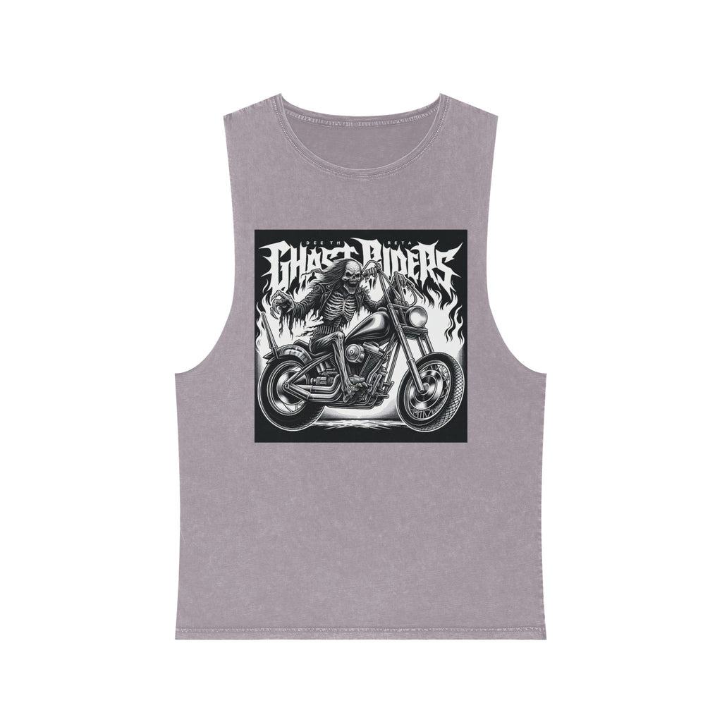 Ghost Riders Unisex Stonewash Tank Top