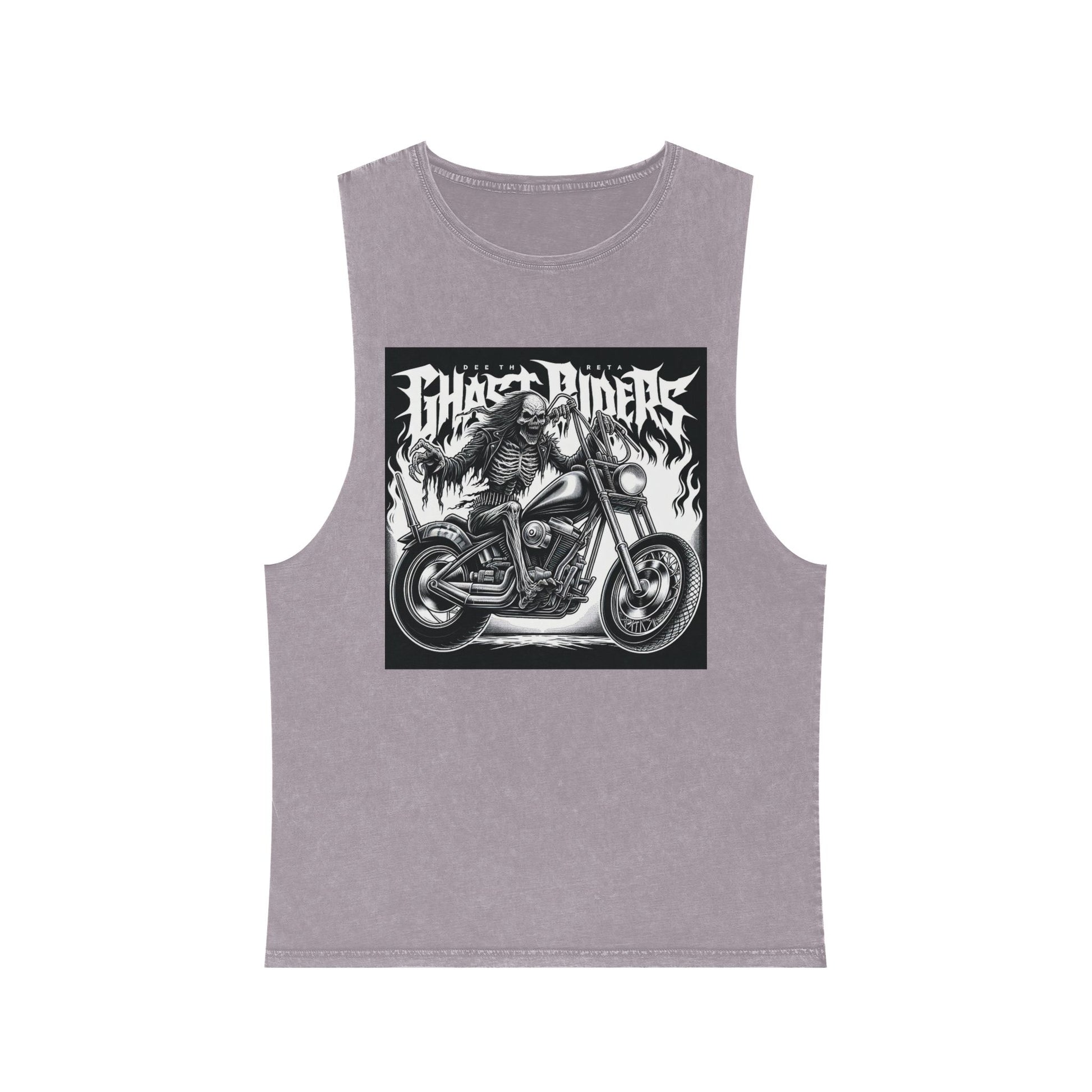 Ghost Riders Unisex Stonewash Tank Top