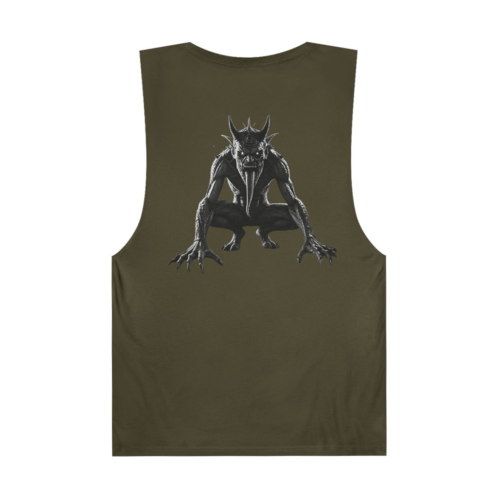 Demon Sleeveless Tee-Unisex Graphic Tank Top featuring Demon Design, Streetwear
