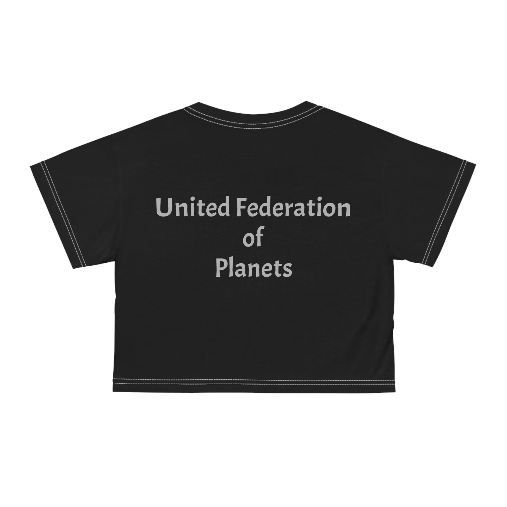 Space Alien Crop Tee (AOP)