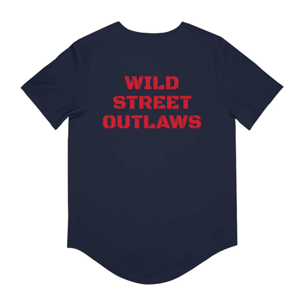 OUTLAW Men's Jersey Curved Hem Tee