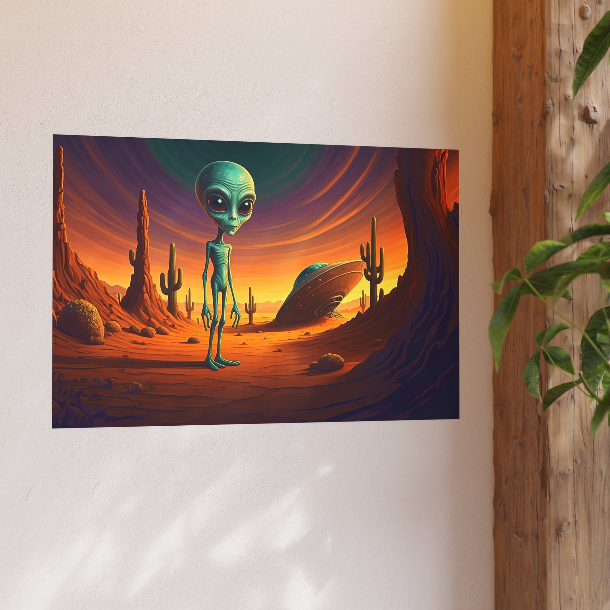 Crash Landing Satin and Archival Matte Poster