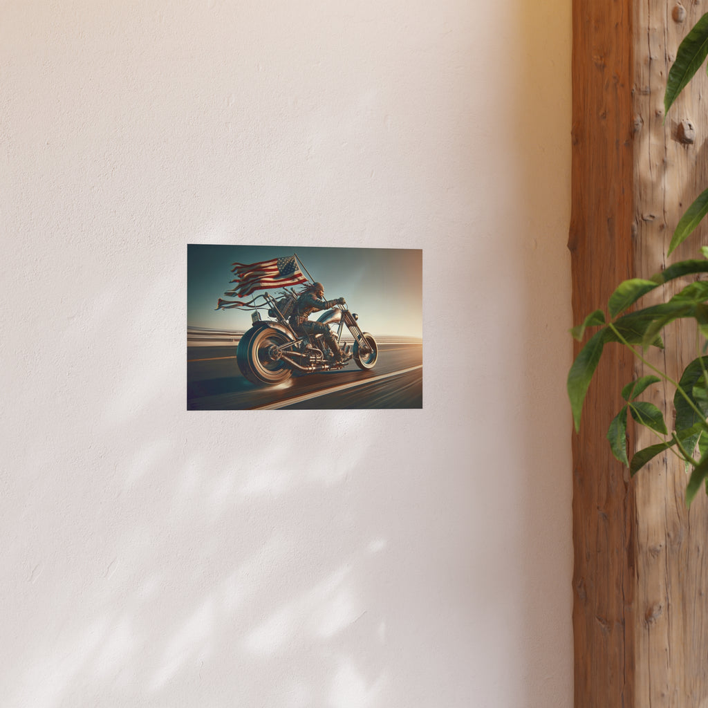 American Biker-Satin and Archival Matte Poster