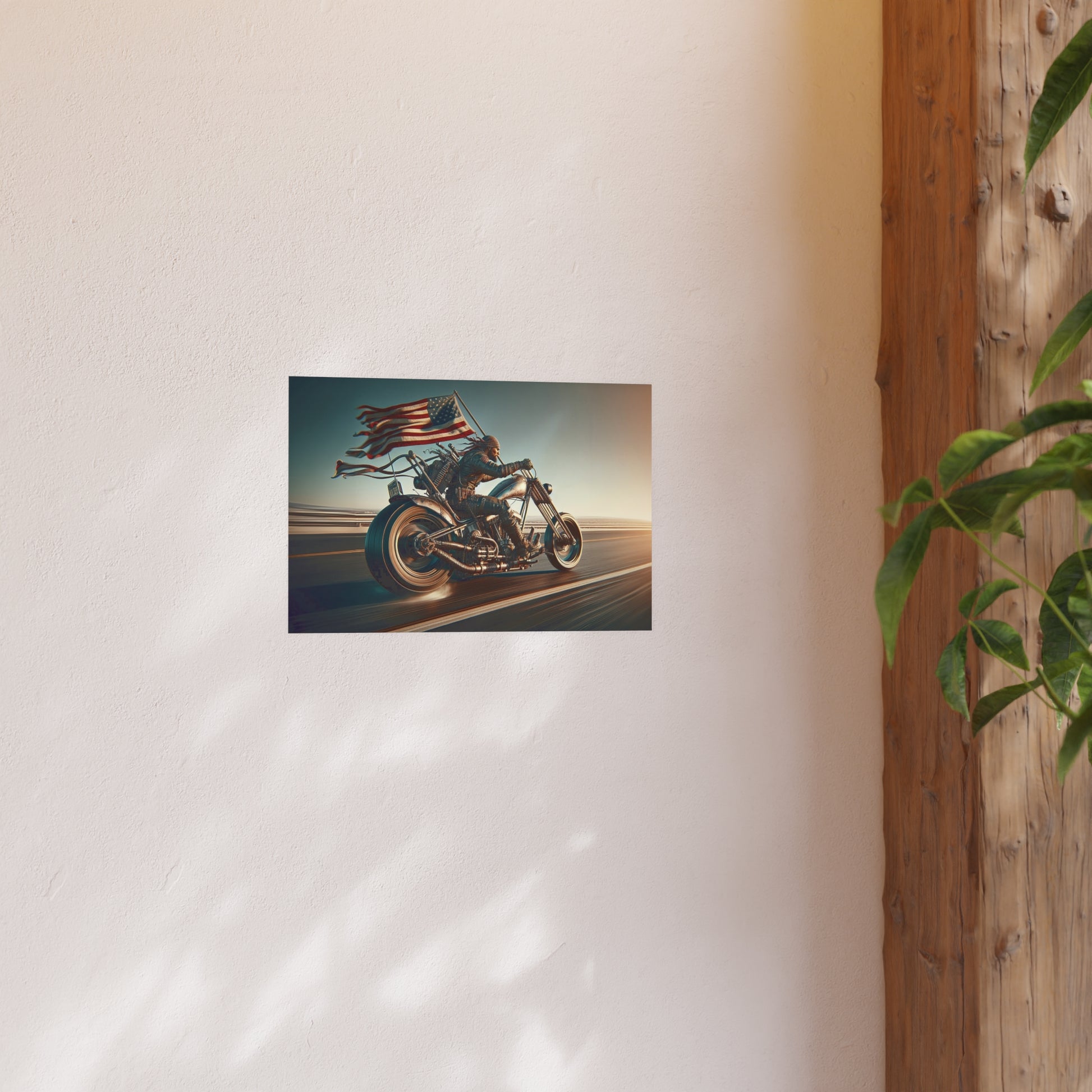 American Biker-Satin and Archival Matte Poster