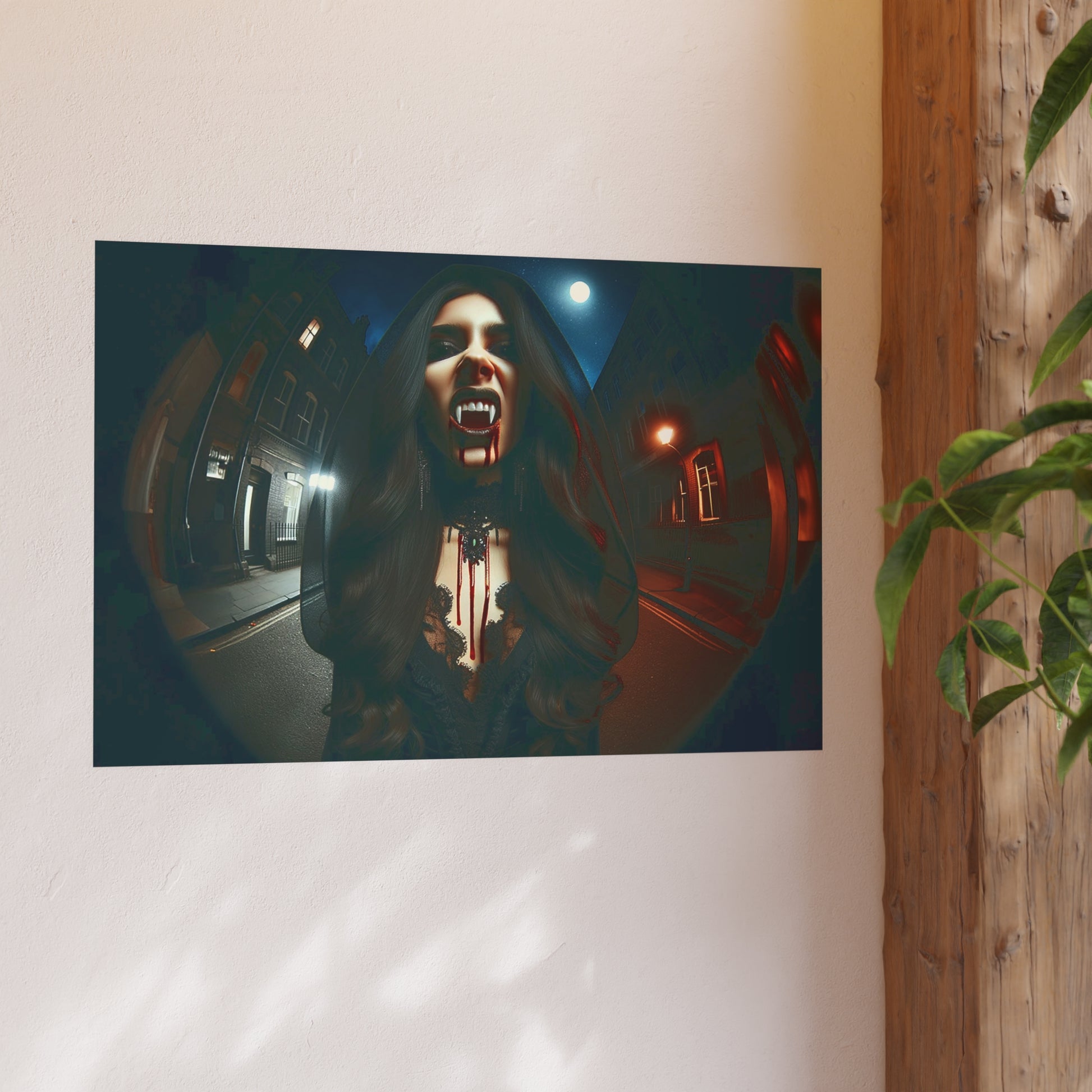 Vampire Mouth Satin and Archival Matte Poster