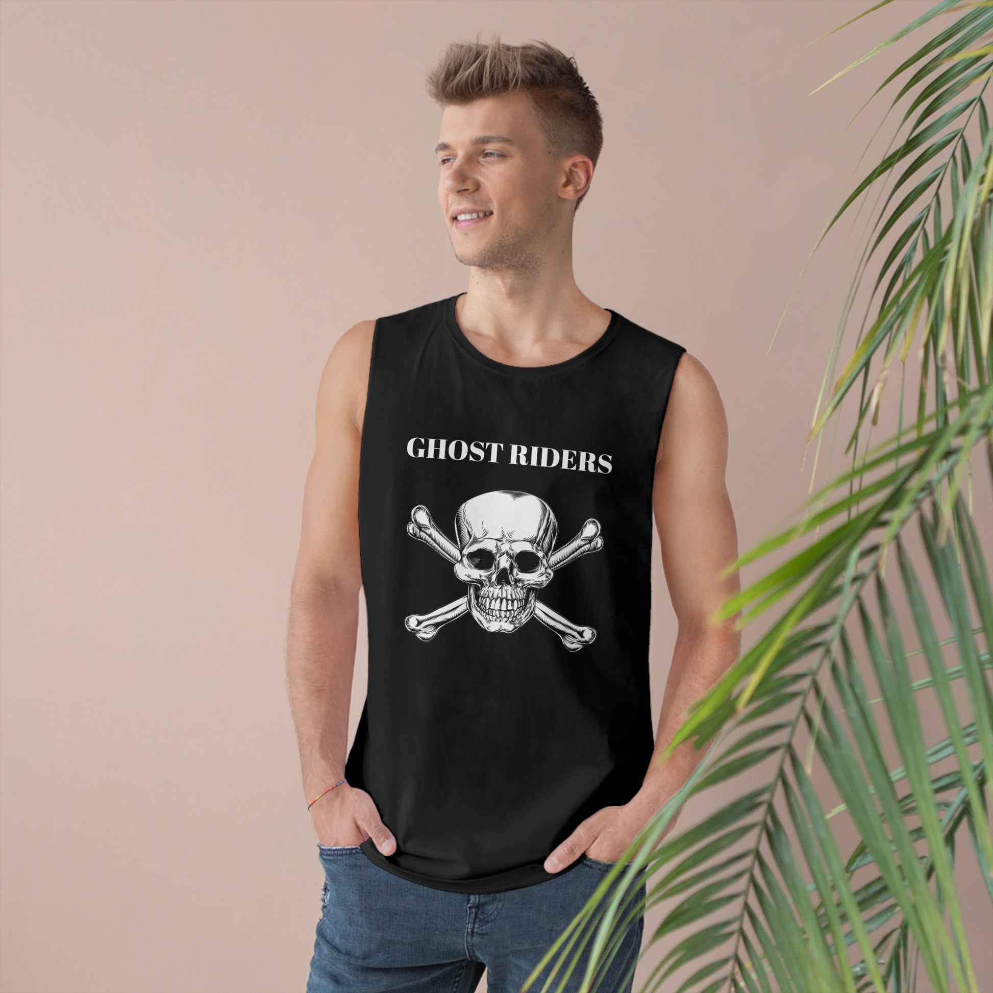 GHOST RIDERS Skull Sleeveless Tee