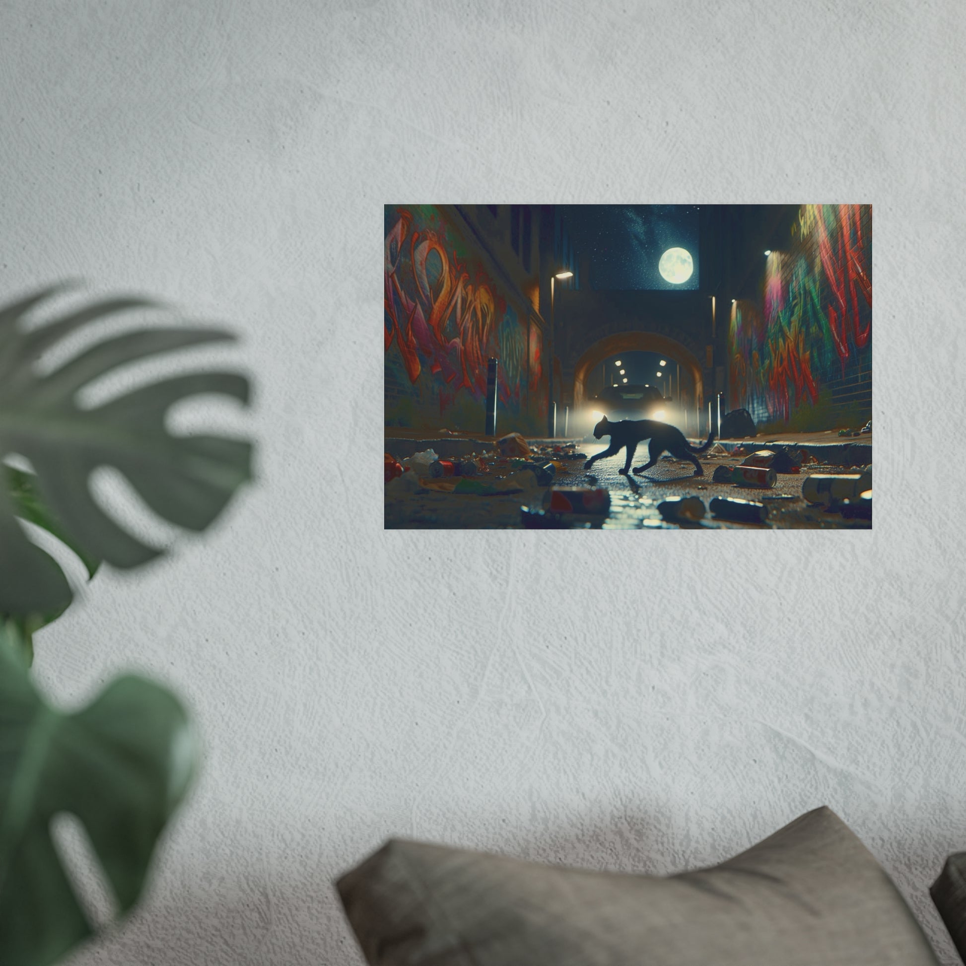 Cat Alley Satin and Archival Matte Poster