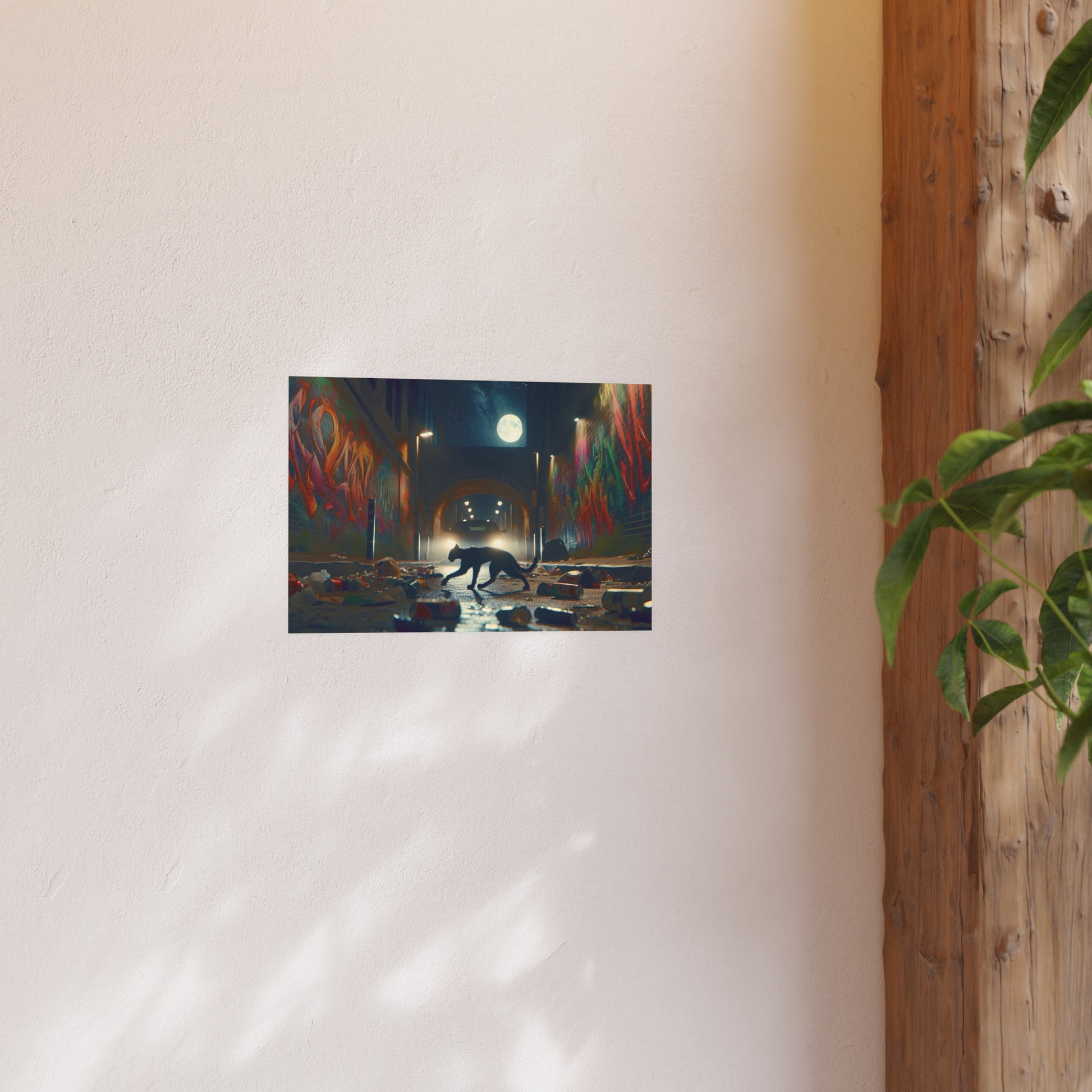 Cat Alley Satin and Archival Matte Poster