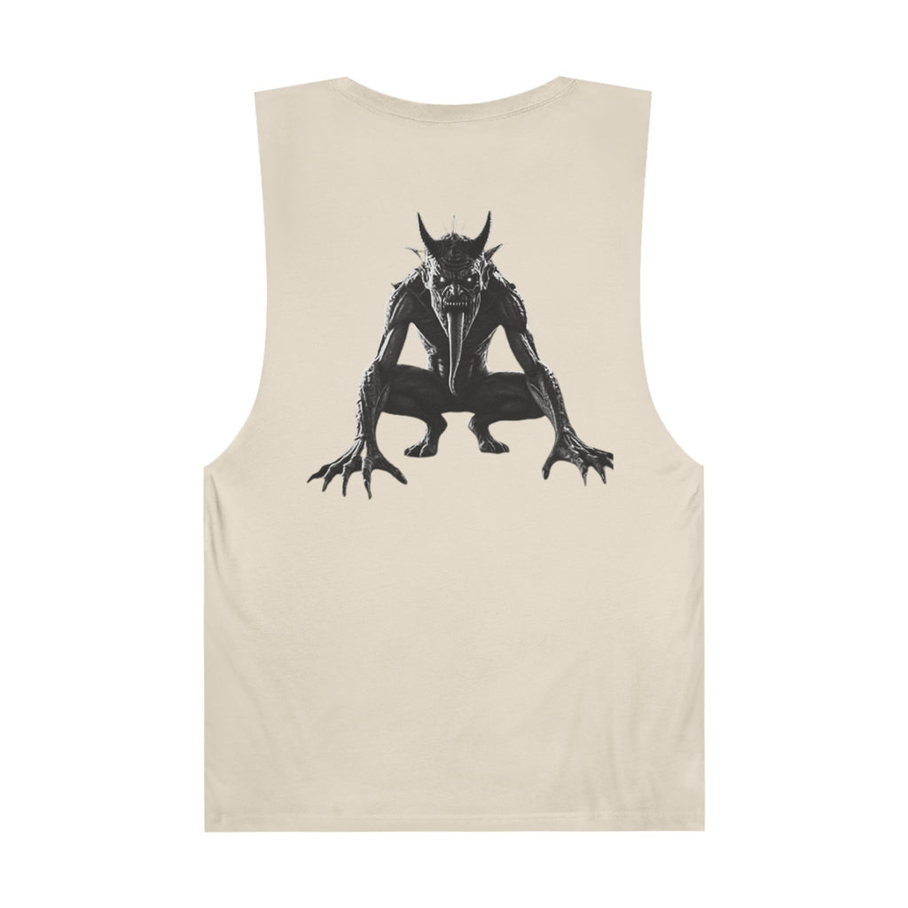 Demon Sleeveless Tee-Unisex Graphic Tank Top featuring Demon Design, Streetwear