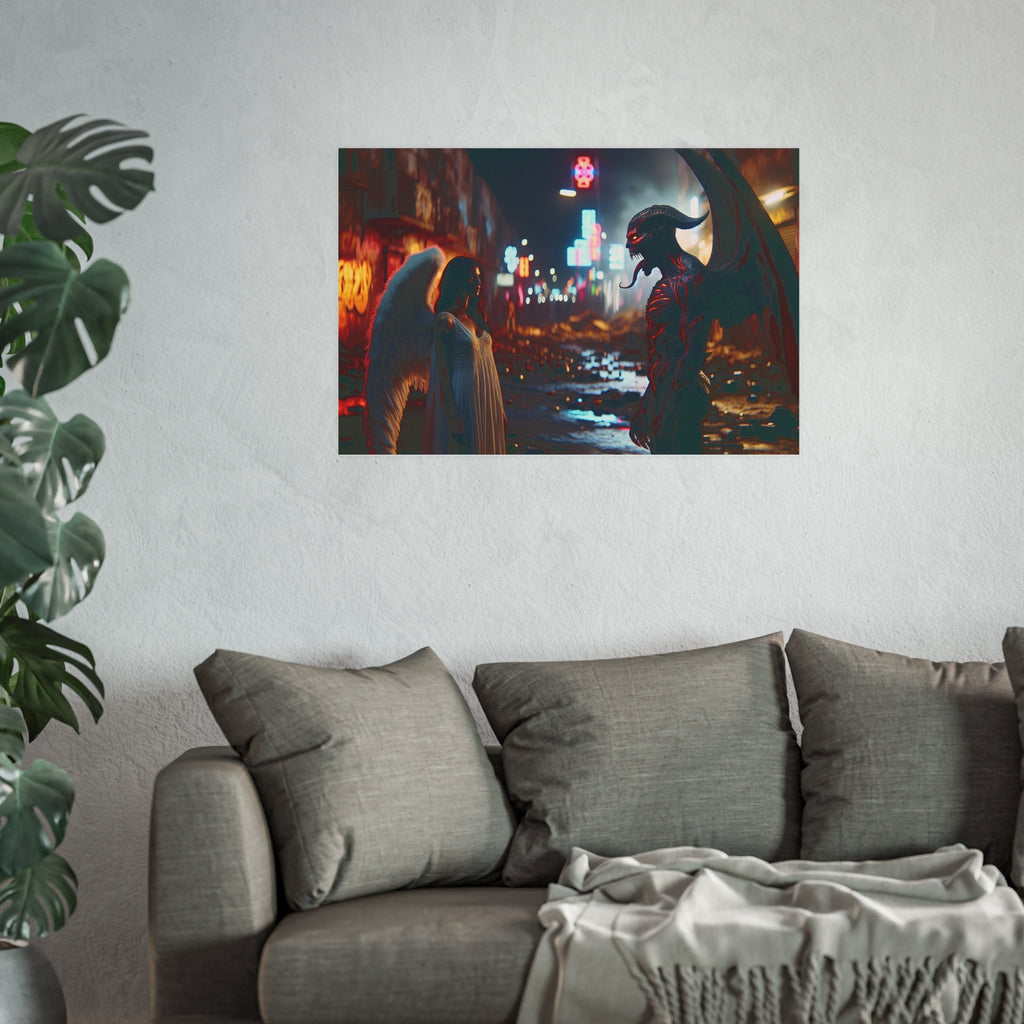 The Encounter Satin and Archival Matte Poster
