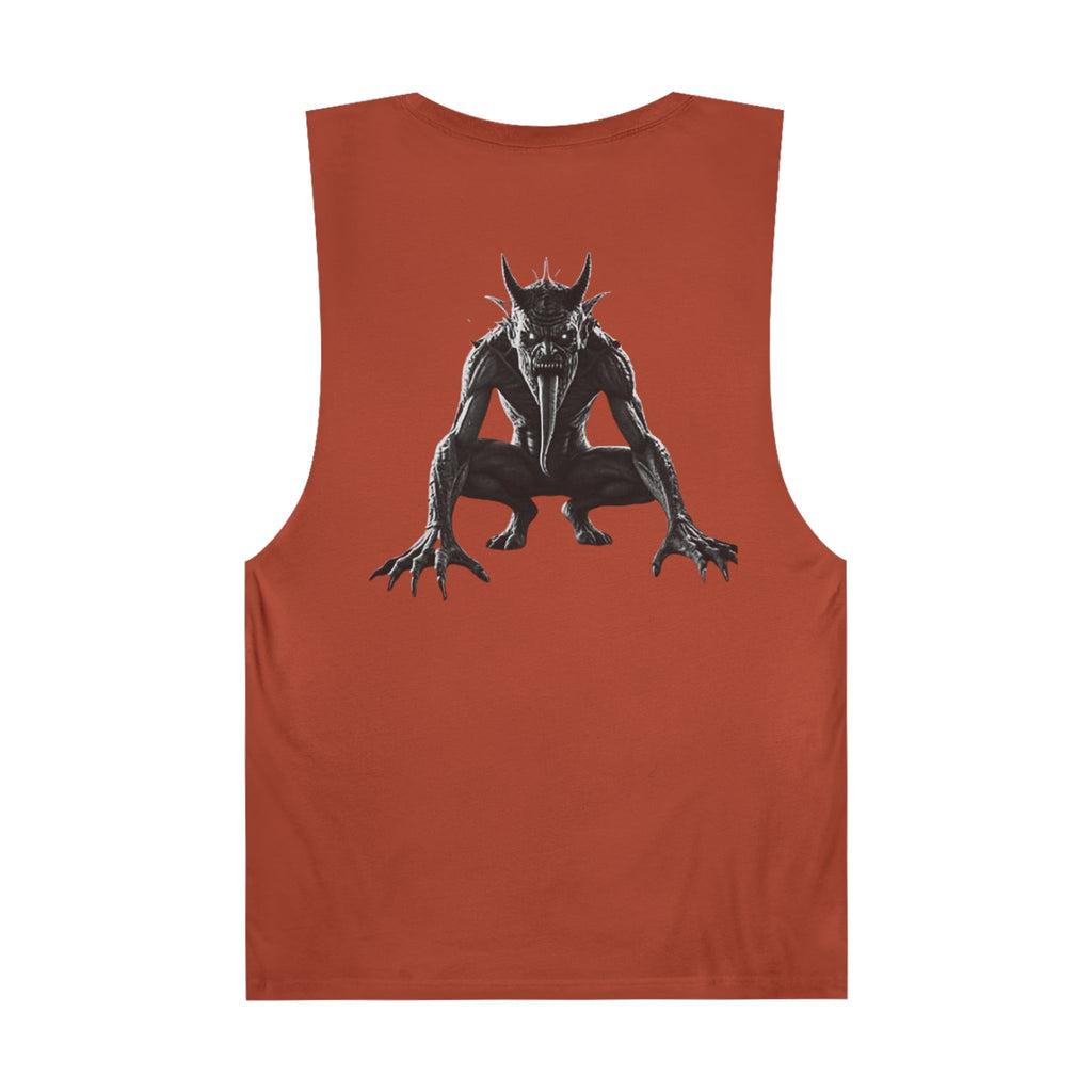 Demon Sleeveless Tee-Unisex Graphic Tank Top featuring Demon Design, Streetwear