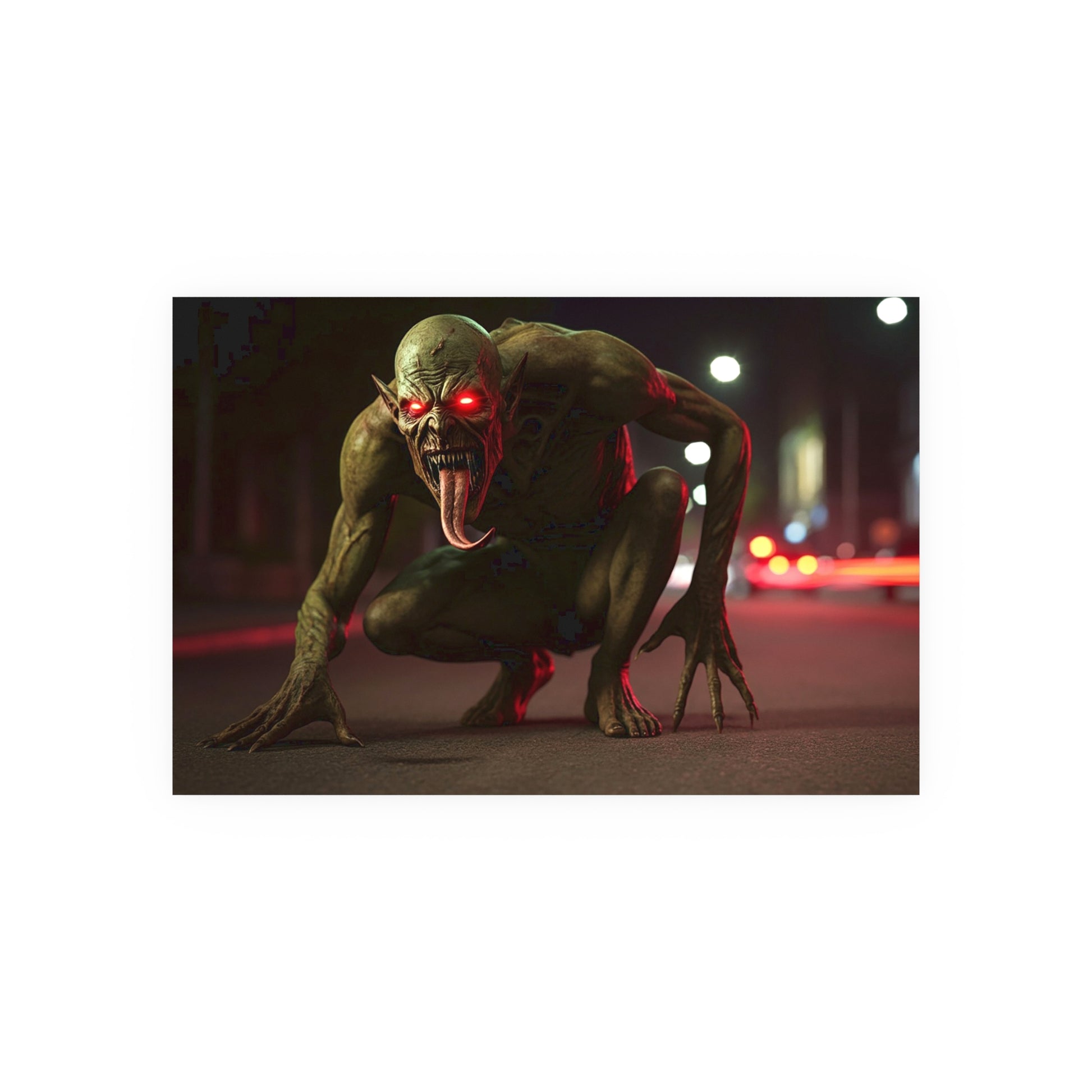 Red Eyes Satin and Archival Matte Poster