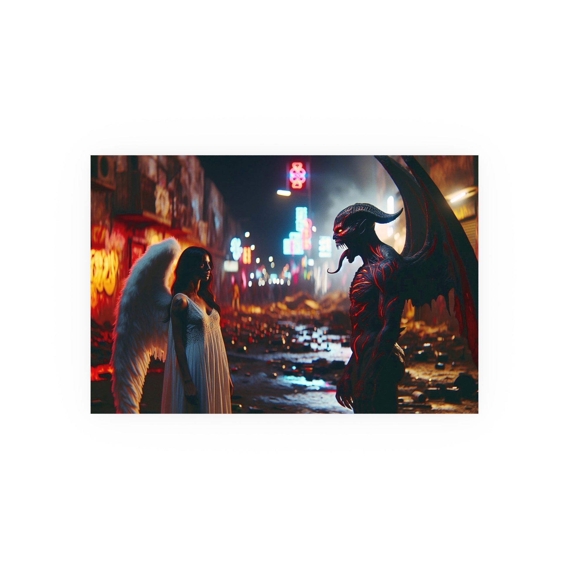 The Encounter Satin and Archival Matte Poster