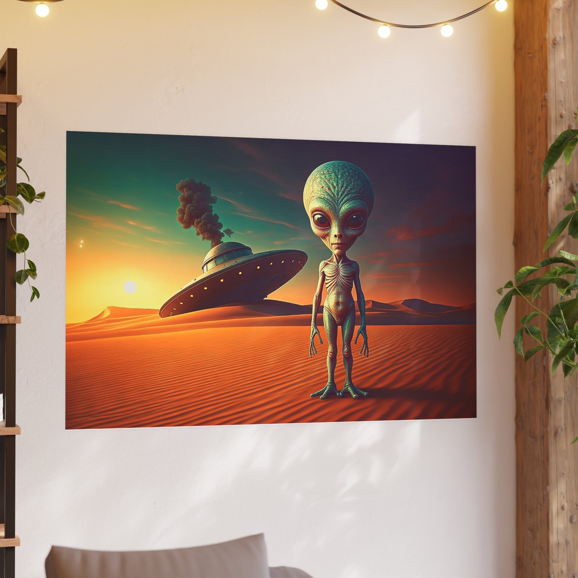 Take Me To Your Leader Satin and Archival Matte Poster