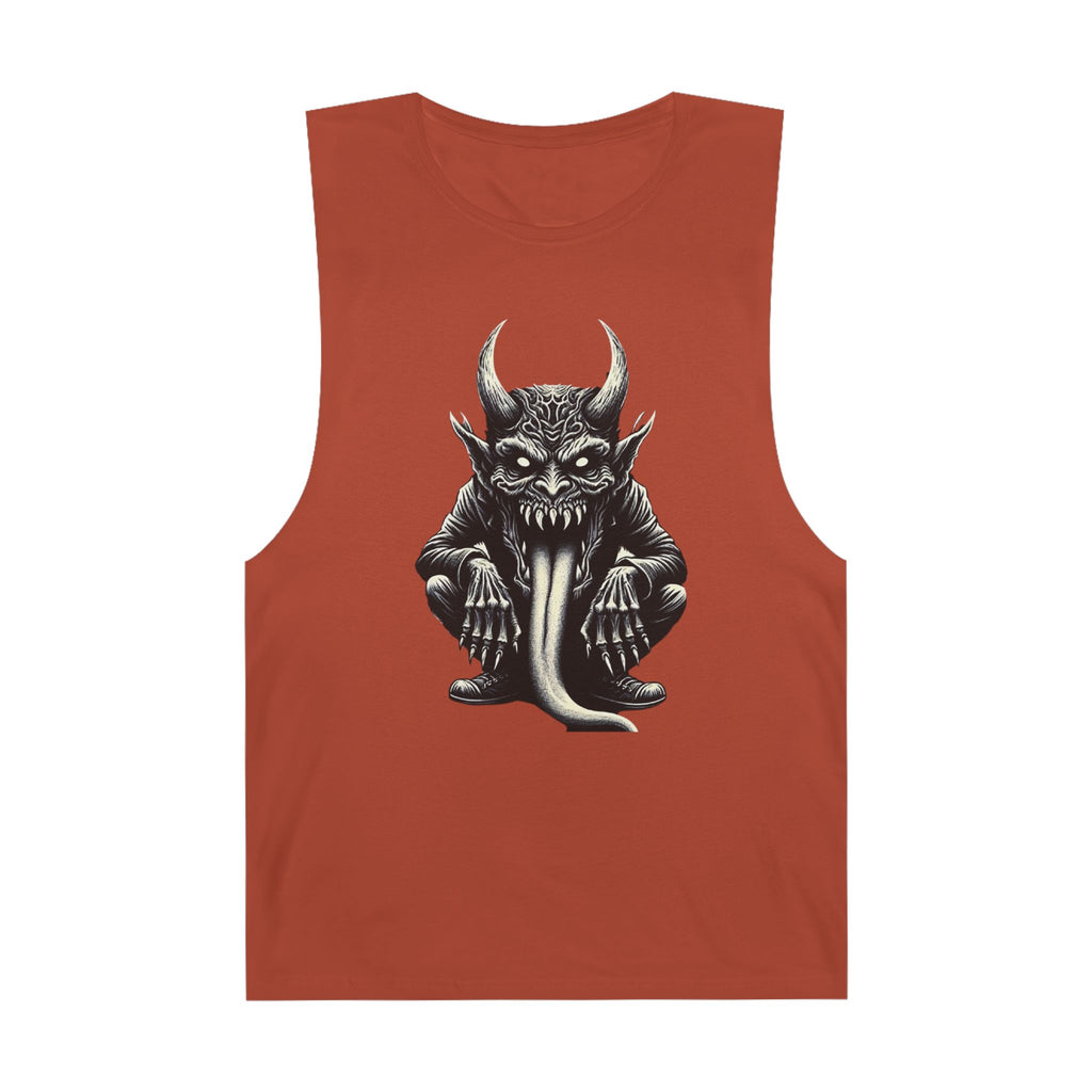 Demon Sleeveless Tee-Unisex Graphic Tank Top featuring Demon Design, Streetwear