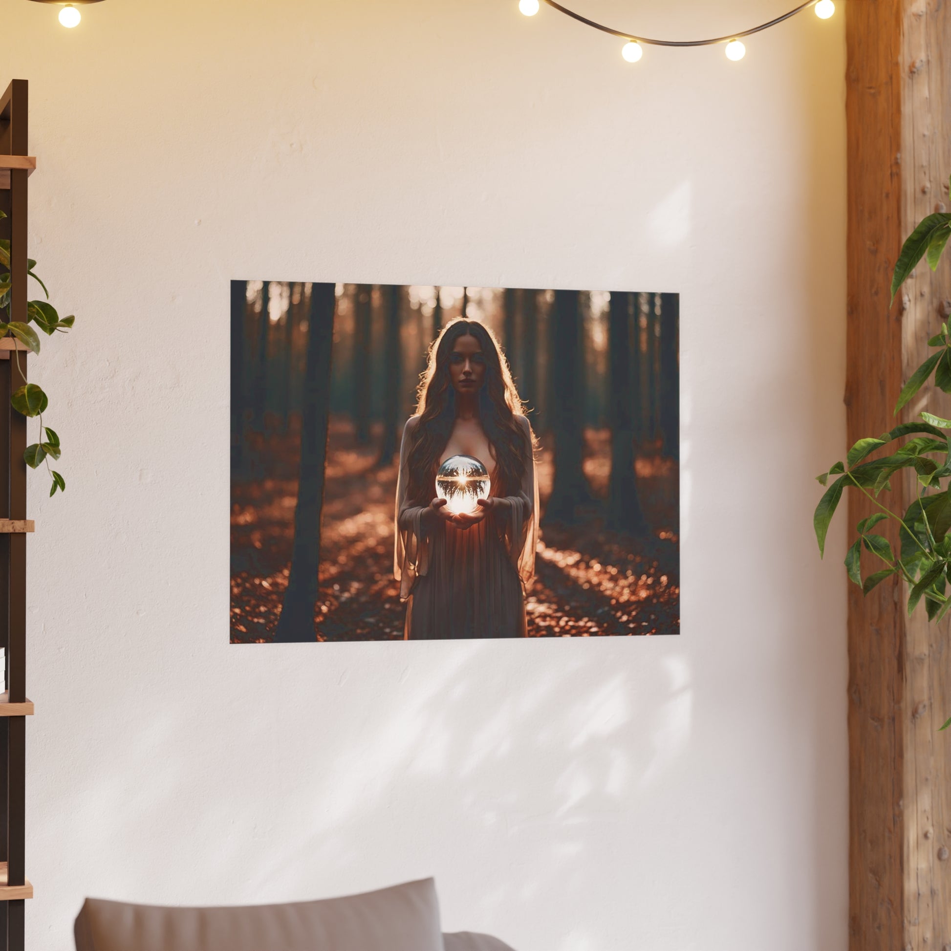 Sunrise Crystal Ball Satin and Archival Matte Poster