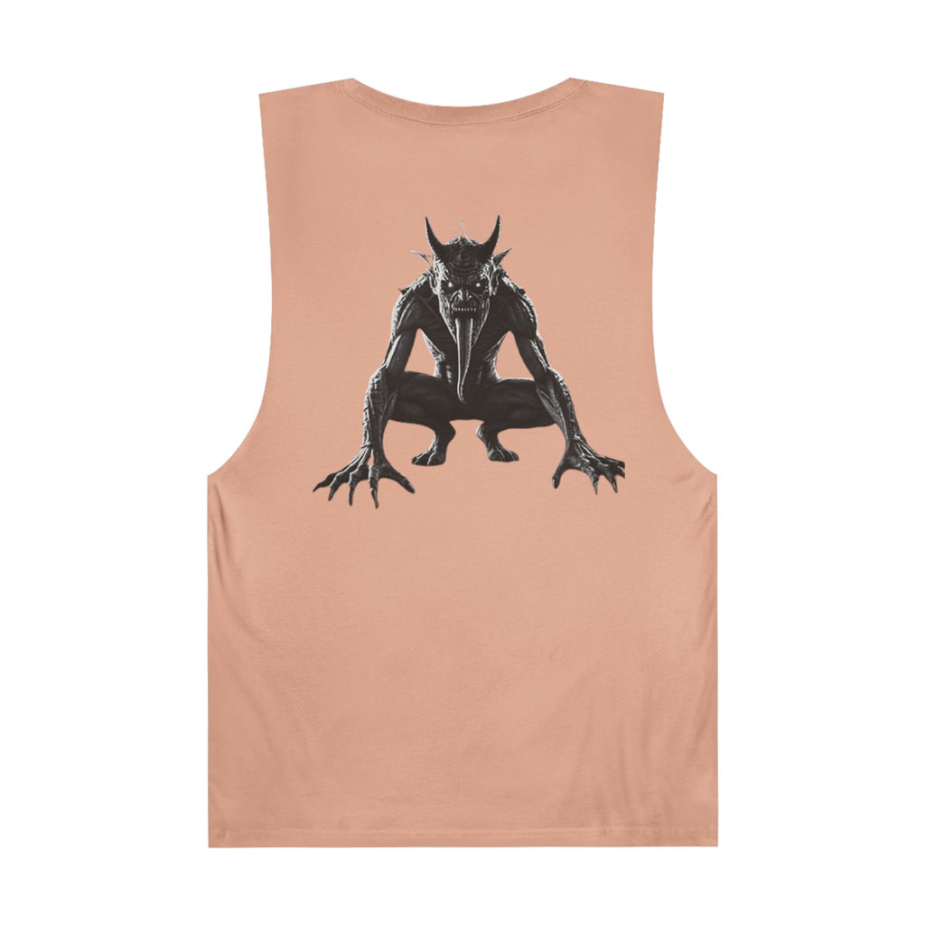 Demon Sleeveless Tee-Unisex Graphic Tank Top featuring Demon Design, Streetwear