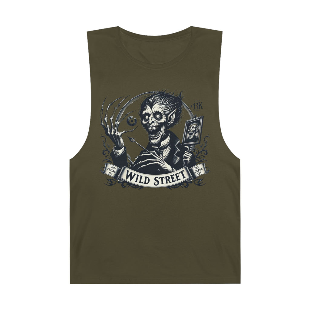 Crazy Wild Street Sleeveless Tee-Wild Street Graphic Tank Top, Gothic Style Apparel