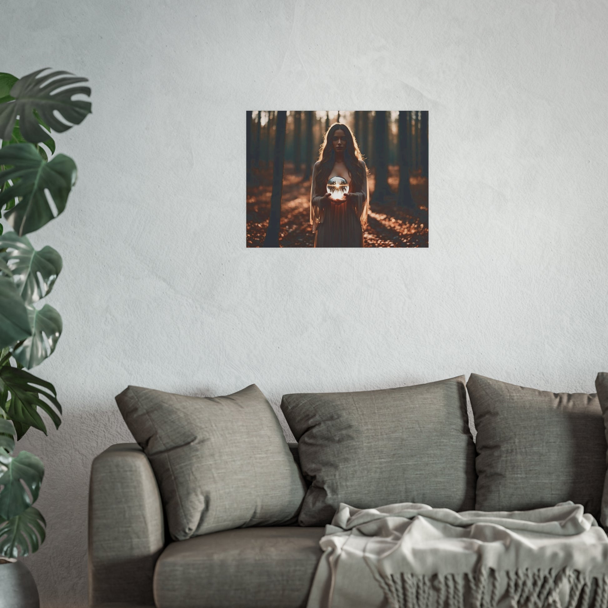 Sunrise Crystal Ball Satin and Archival Matte Poster