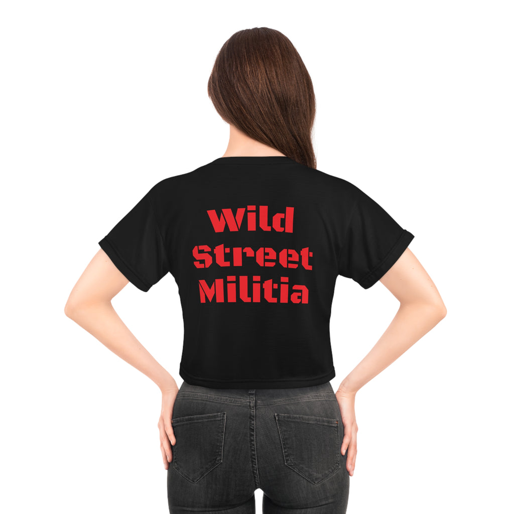 Come and take it! AOP Crop Tee