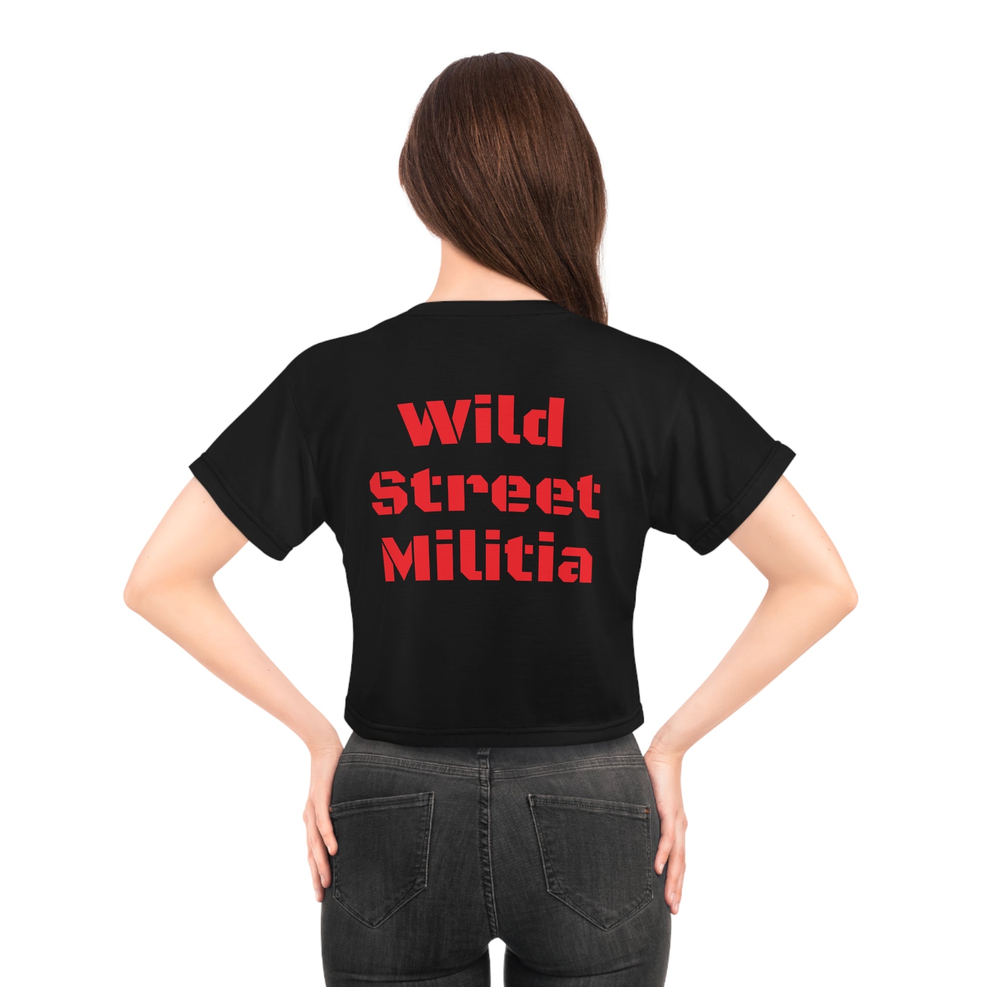 Come and take it! AOP Crop Tee