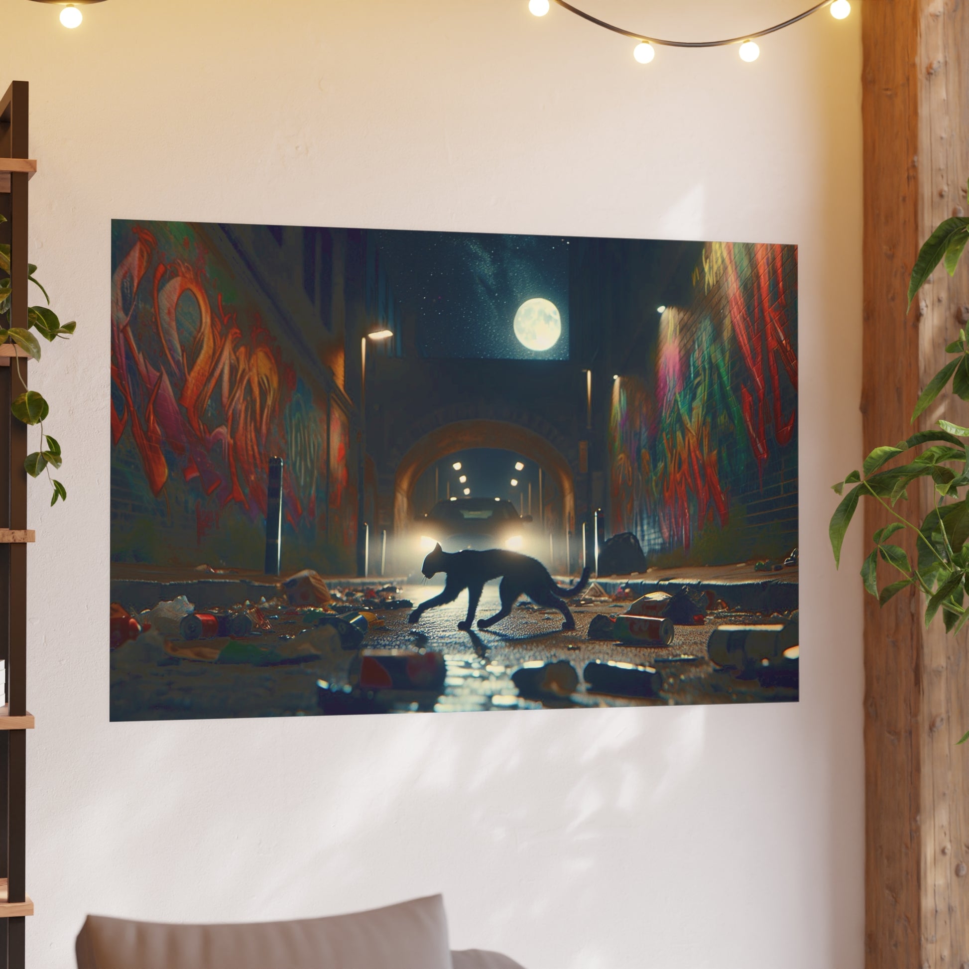 Cat Alley Satin and Archival Matte Poster