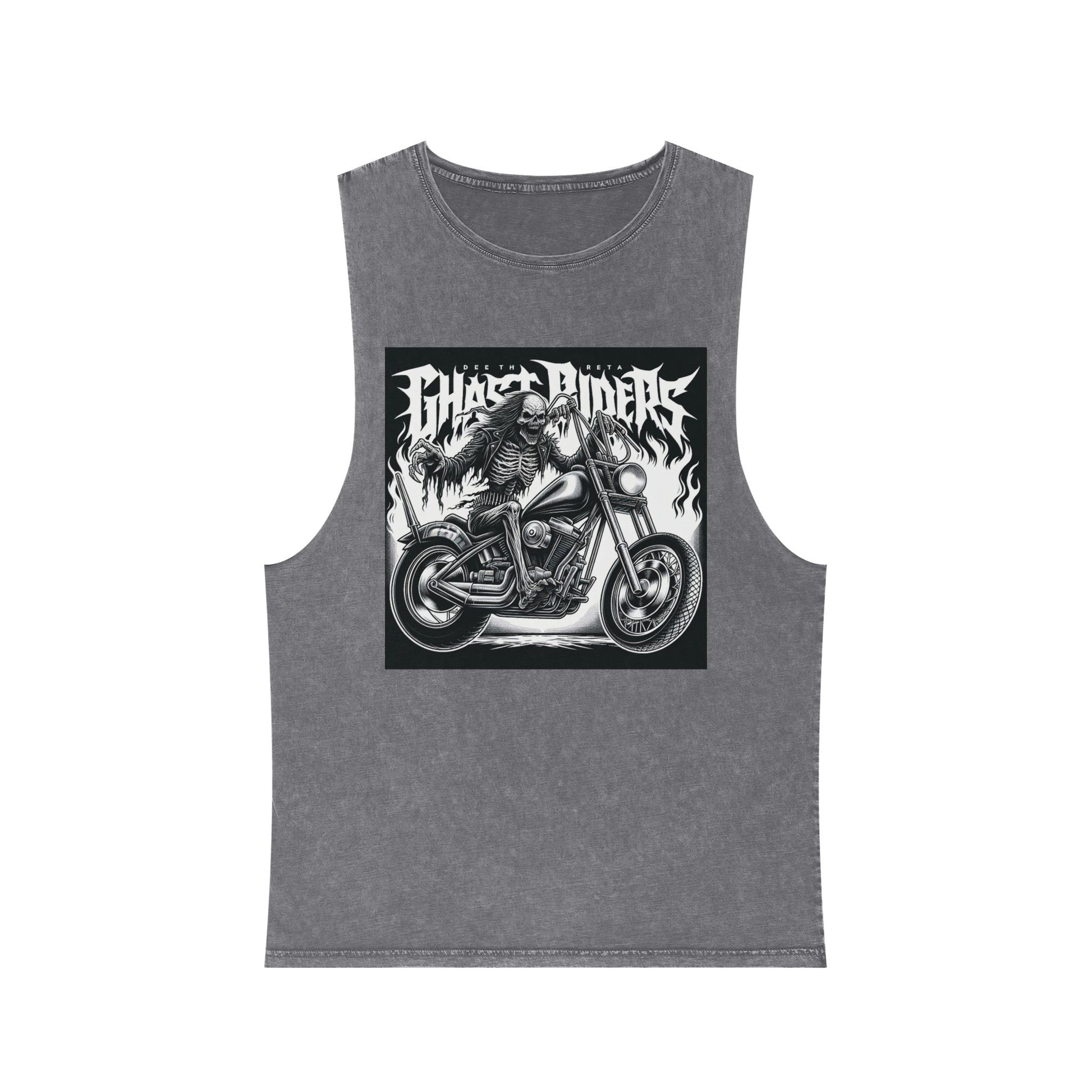 Ghost Riders Unisex Stonewash Tank Top