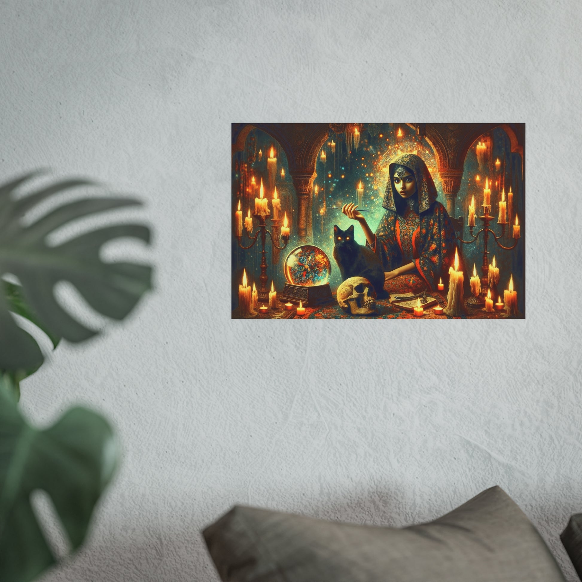 Mystic Cat Satin and Archival Matte Poster