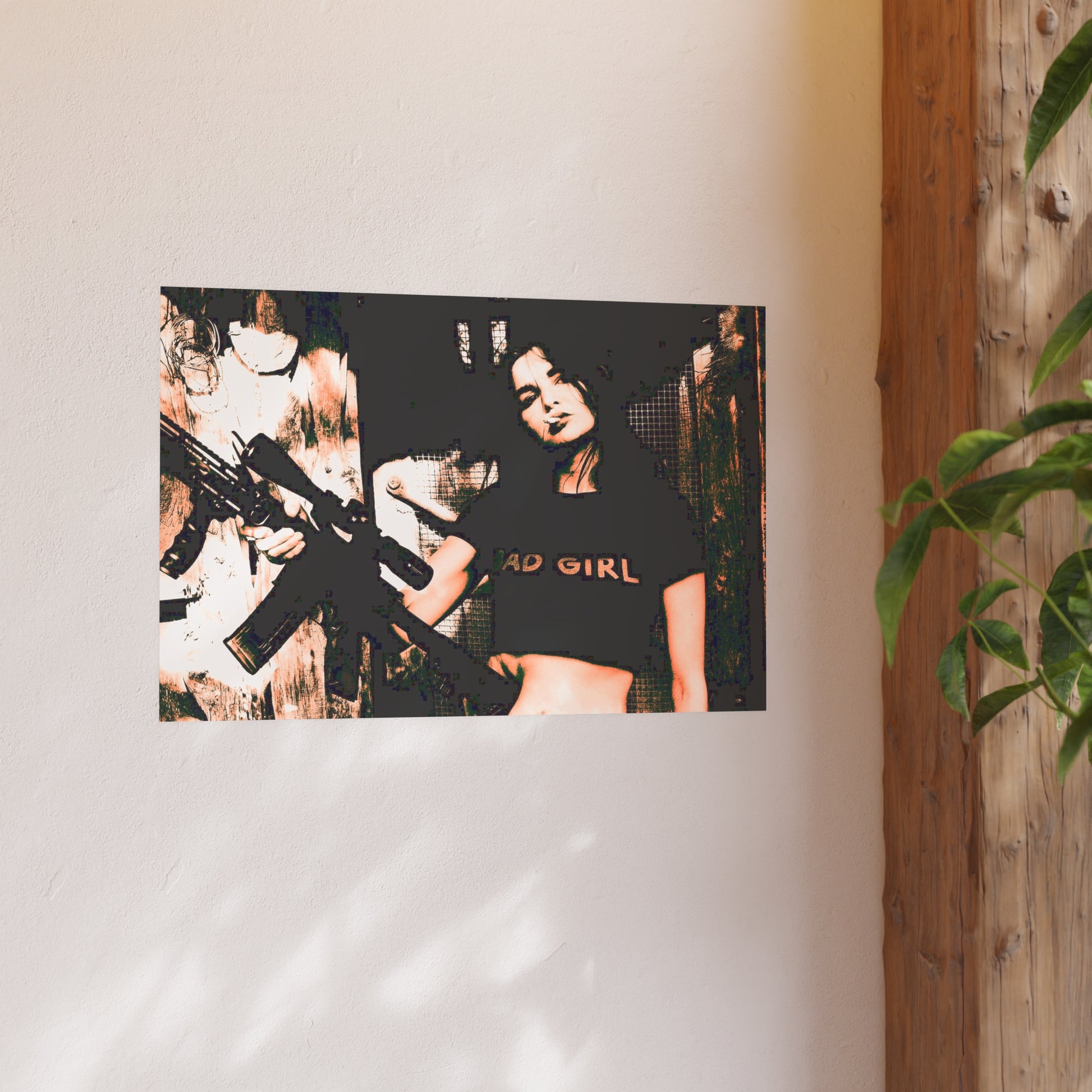Bad Ass Woman-Satin and Archival Matte Poster