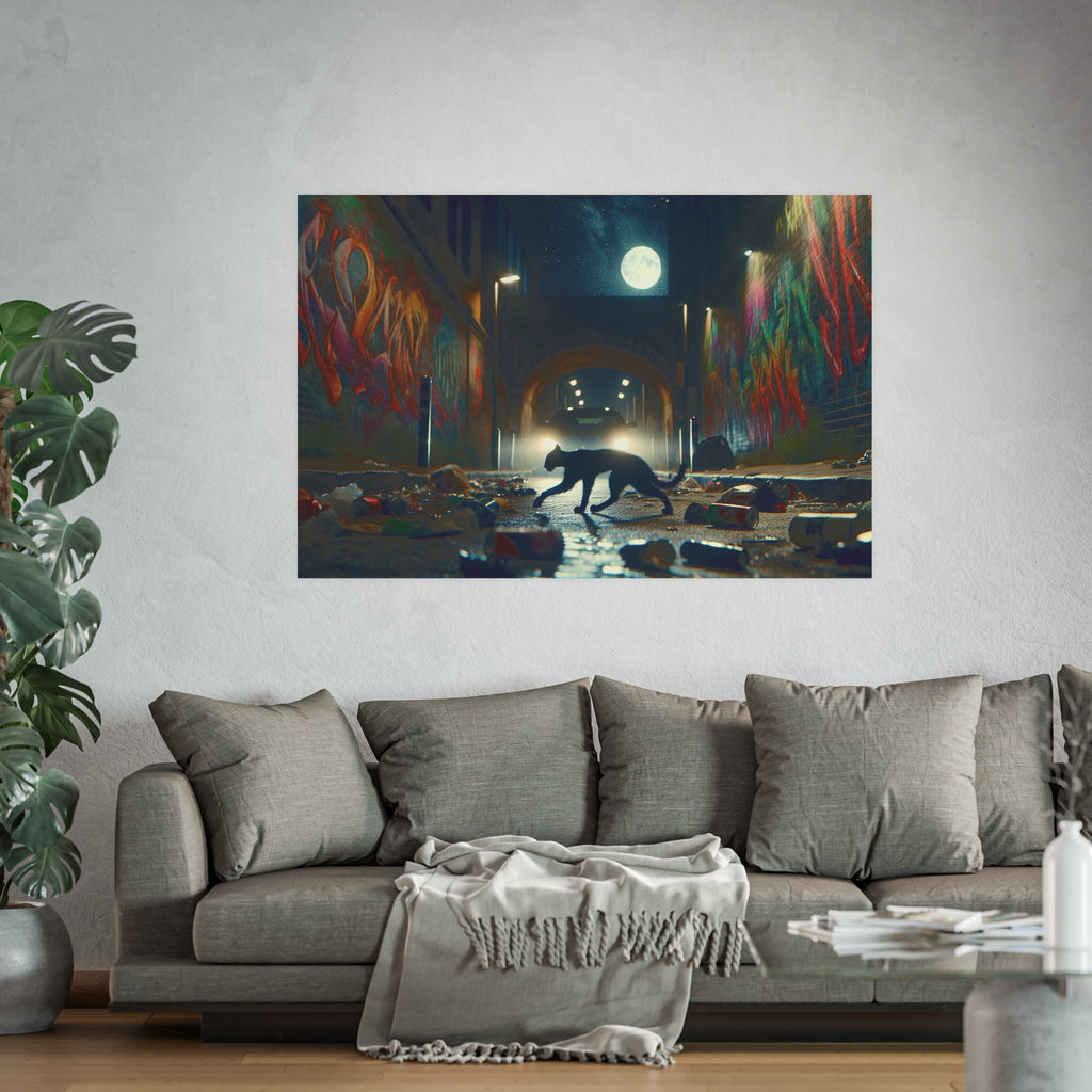 Cat Alley Satin and Archival Matte Poster