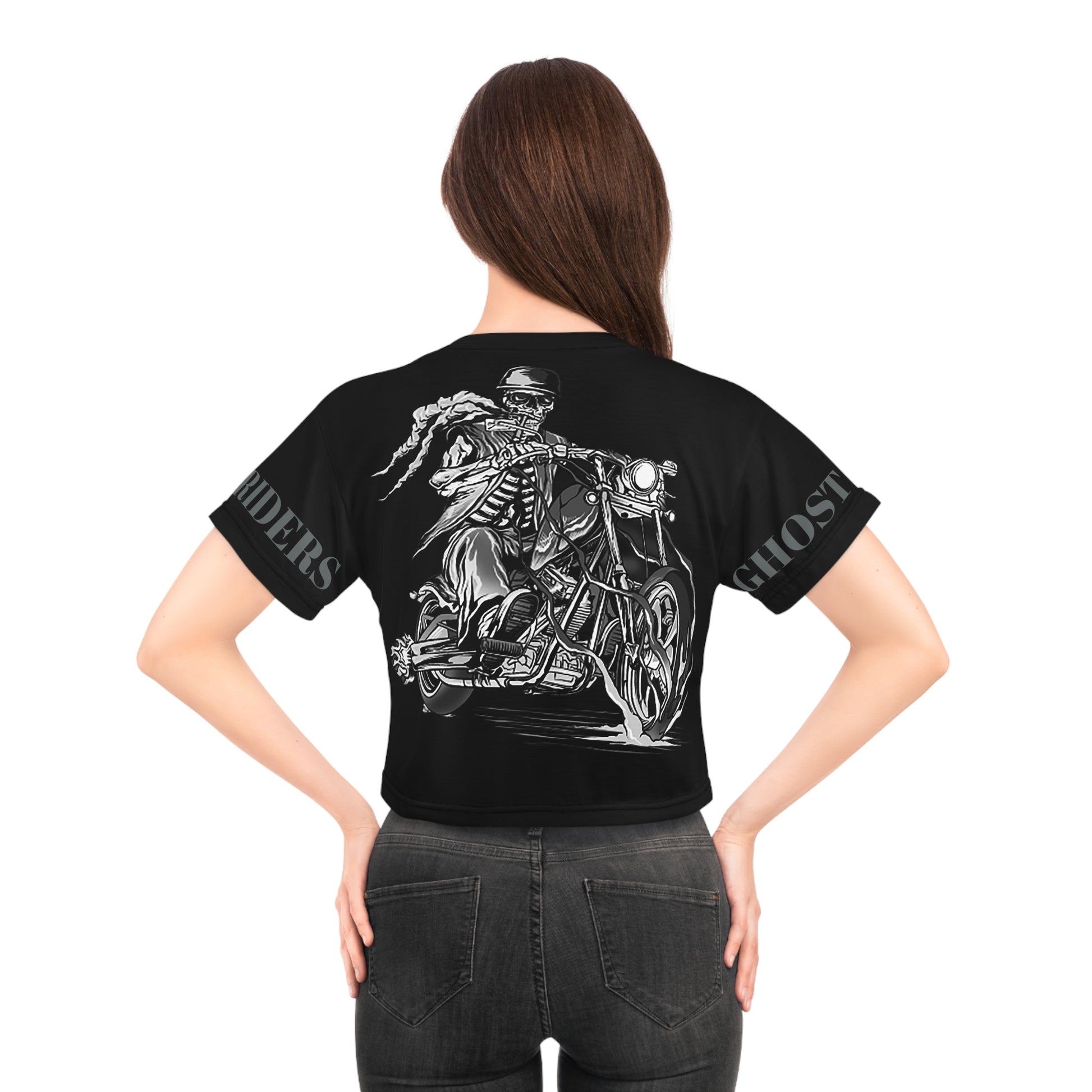 GHOST RIDERS Crop Tee (AOP)