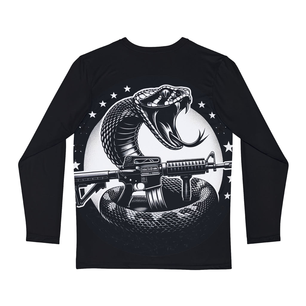 Assault Snake-Men's Long Sleeve Shirt (AOP)