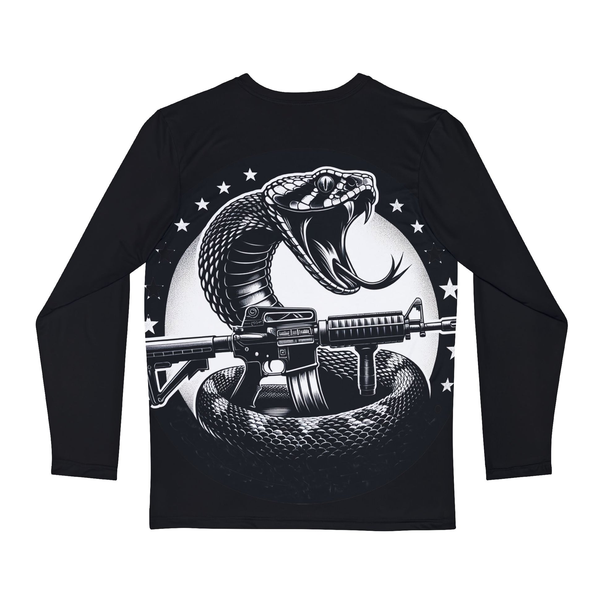 Assault Snake-Men's Long Sleeve Shirt (AOP)