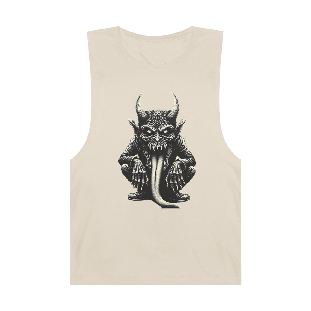 Demon Sleeveless Tee-Unisex Graphic Tank Top featuring Demon Design, Streetwear