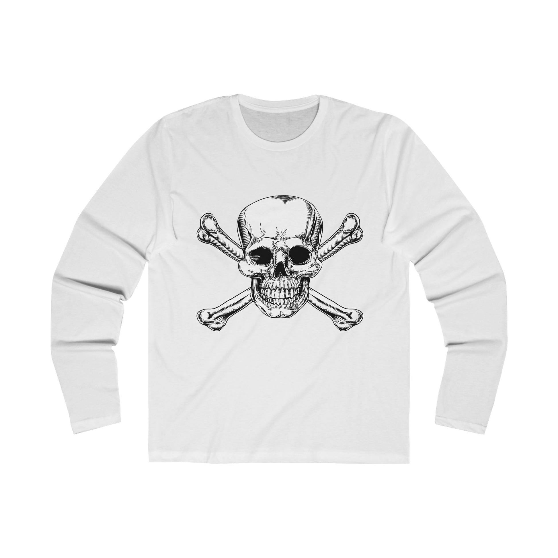 Skull and Crossbones Men's Long Sleeve Crew Tee
