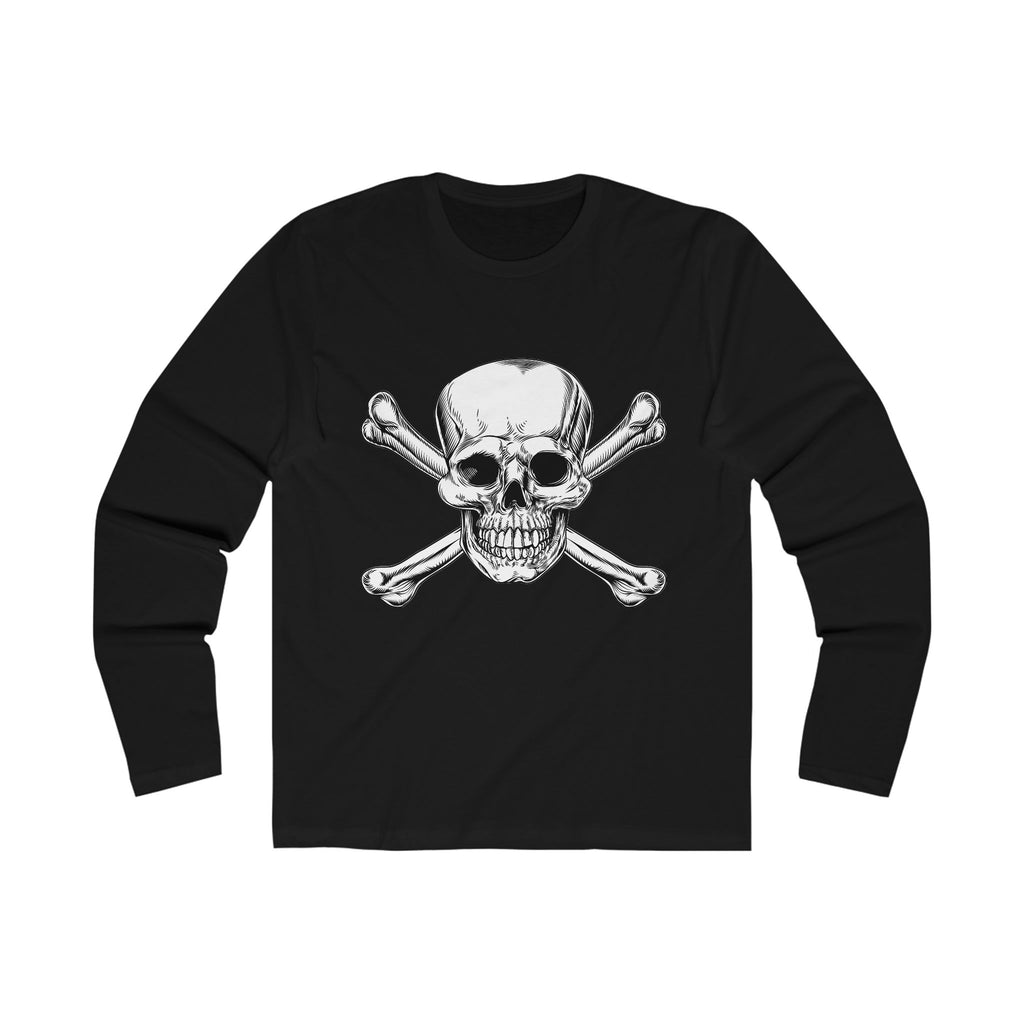 Skull and Crossbones Men's Long Sleeve Crew Tee
