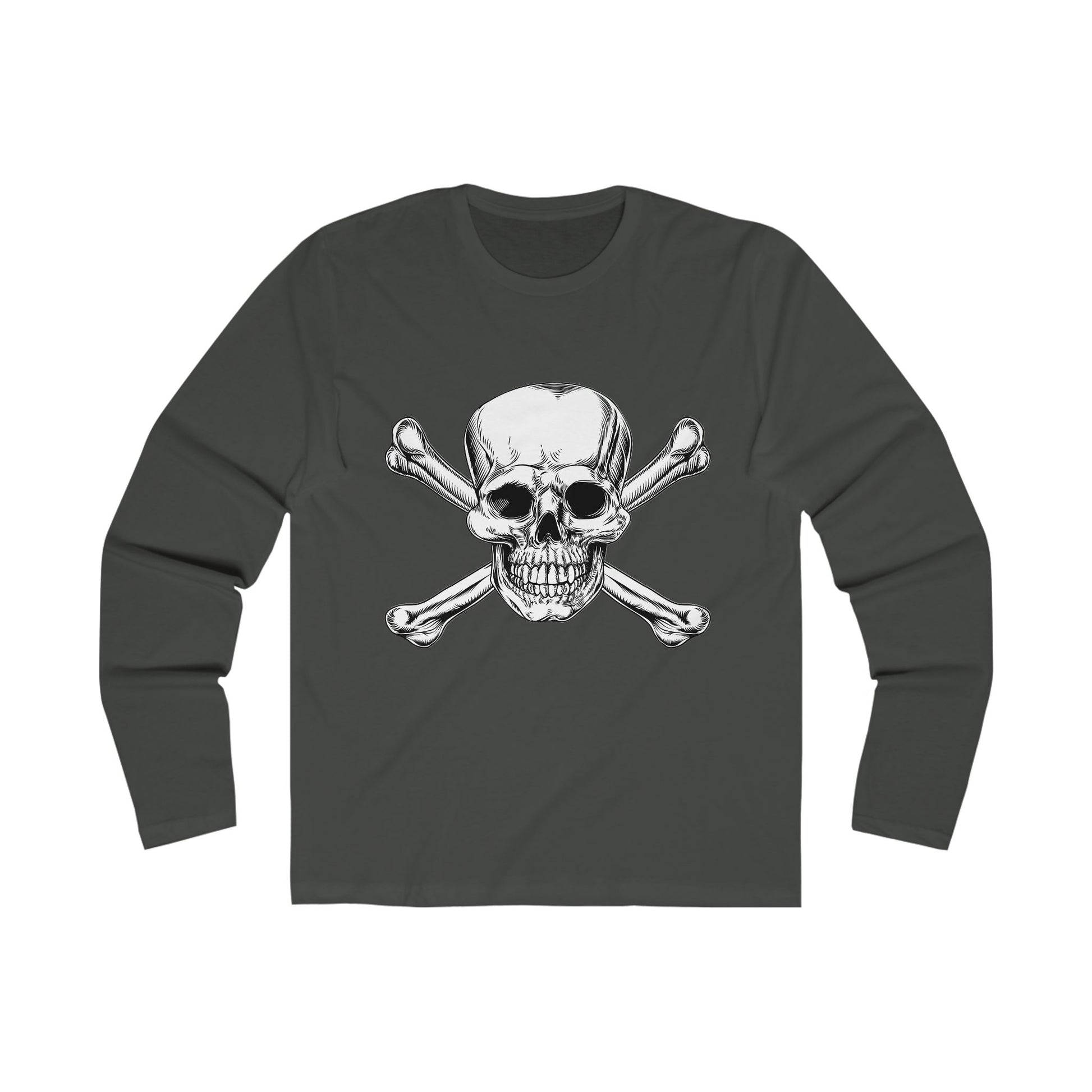 Skull and Crossbones Men's Long Sleeve Crew Tee