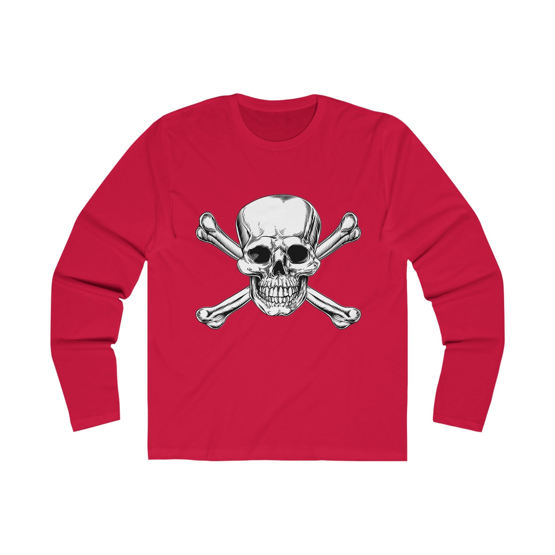 Skull and Crossbones Men's Long Sleeve Crew Tee